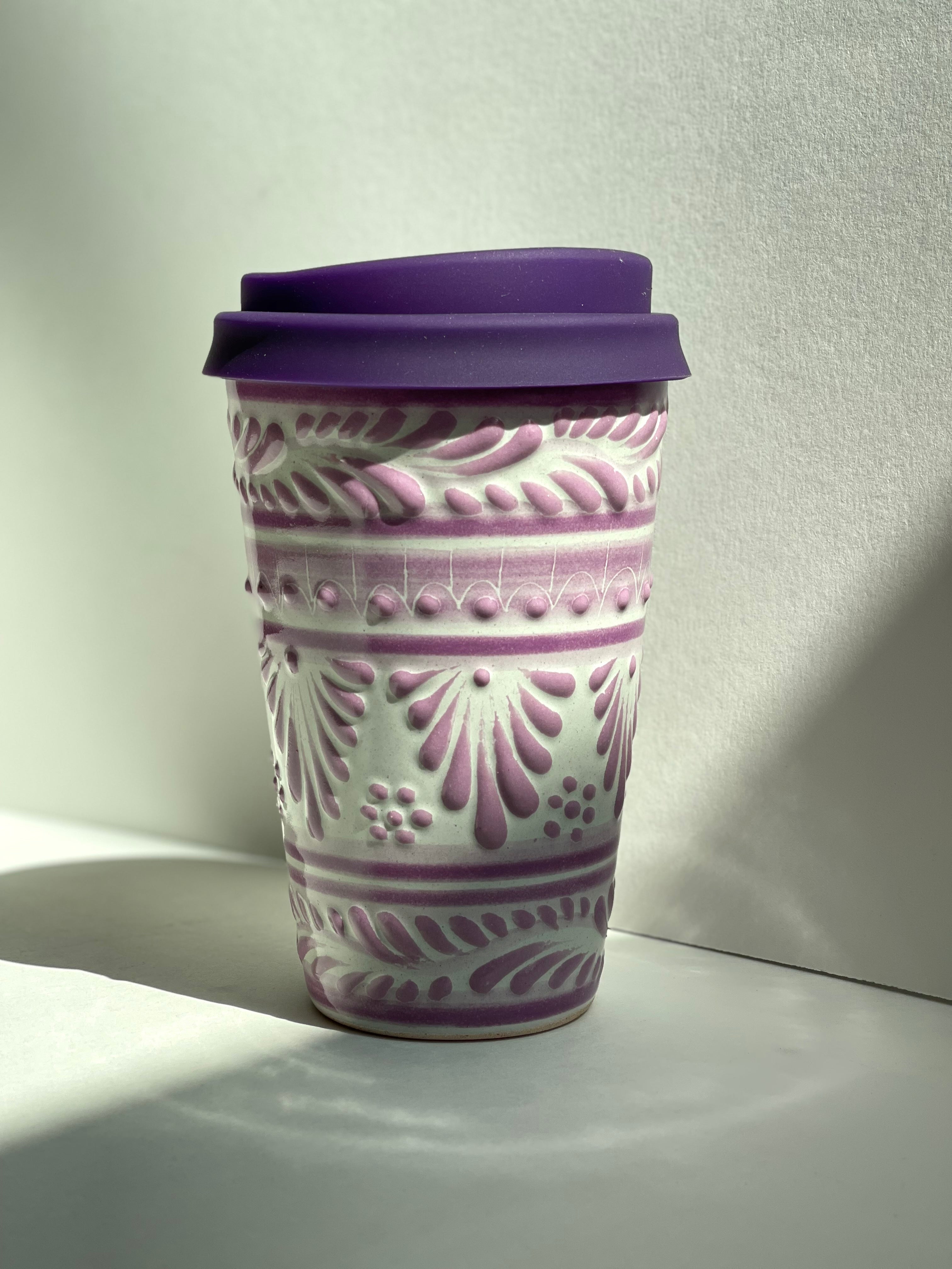 TAZA DE CAFE - MORADO