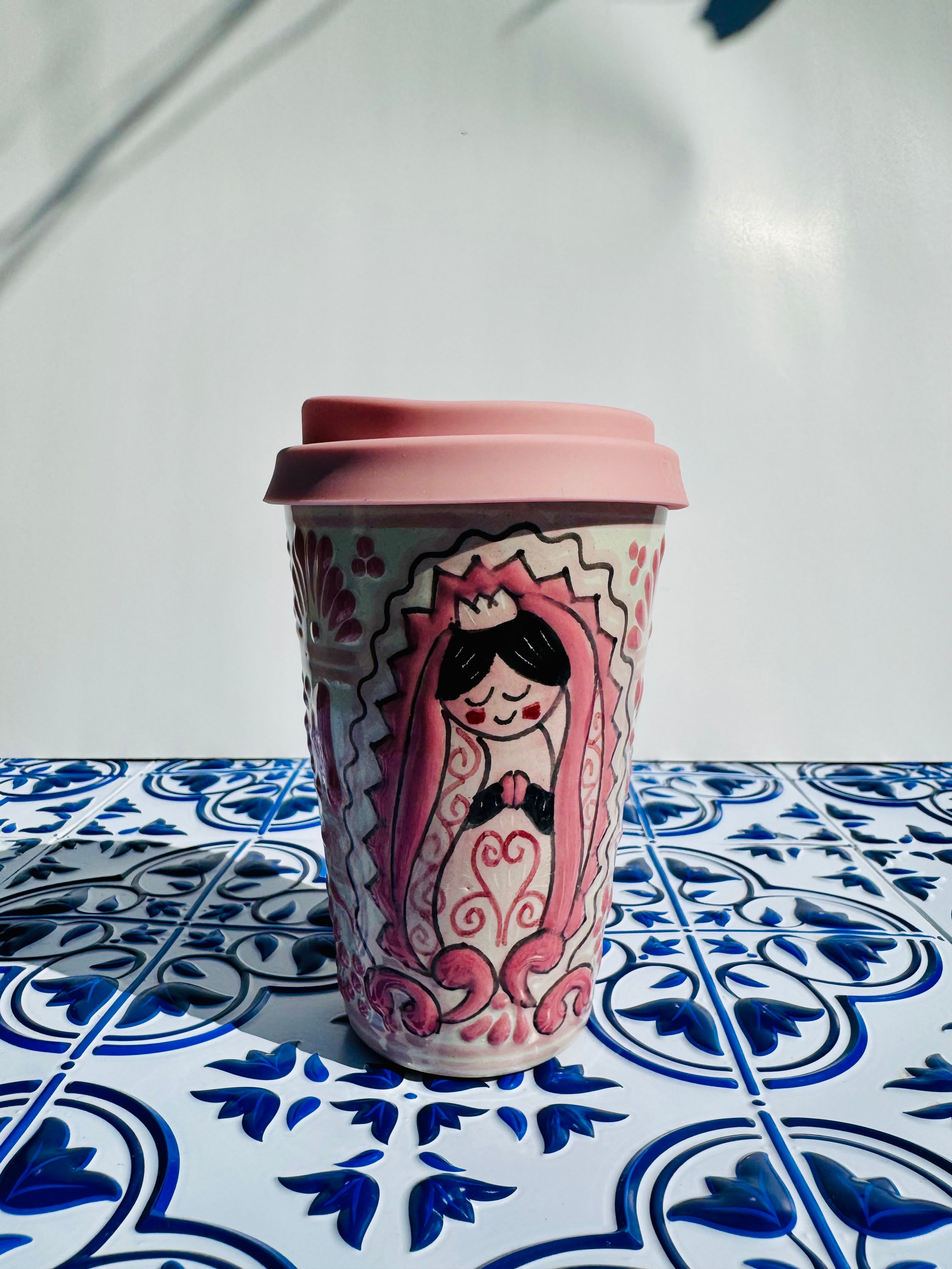 TAZA TALAVERA - VIRGENCITA ROSITA