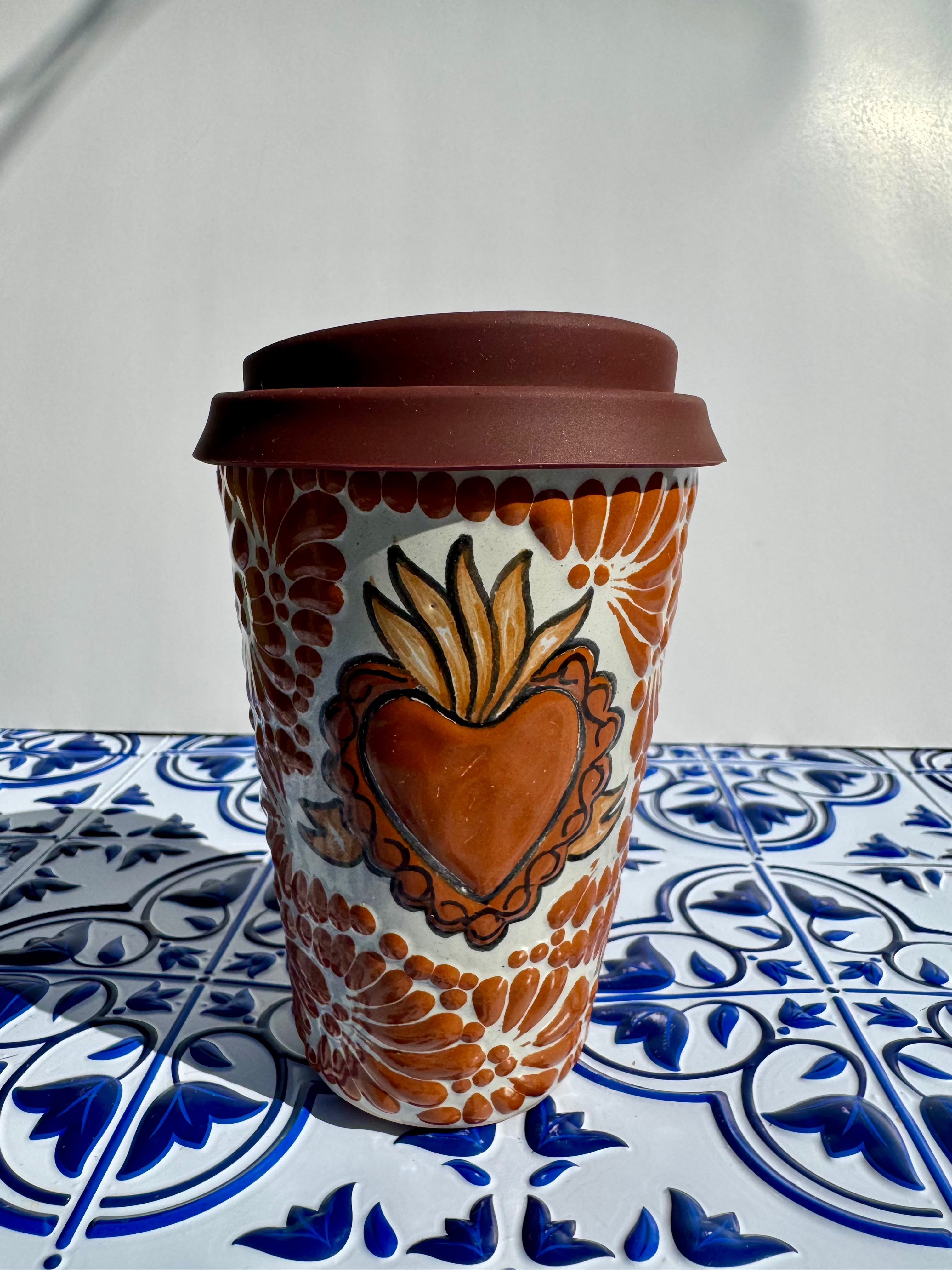 TAZA TALAVERA - CORAZÓN SAGRADO ❤️🔥