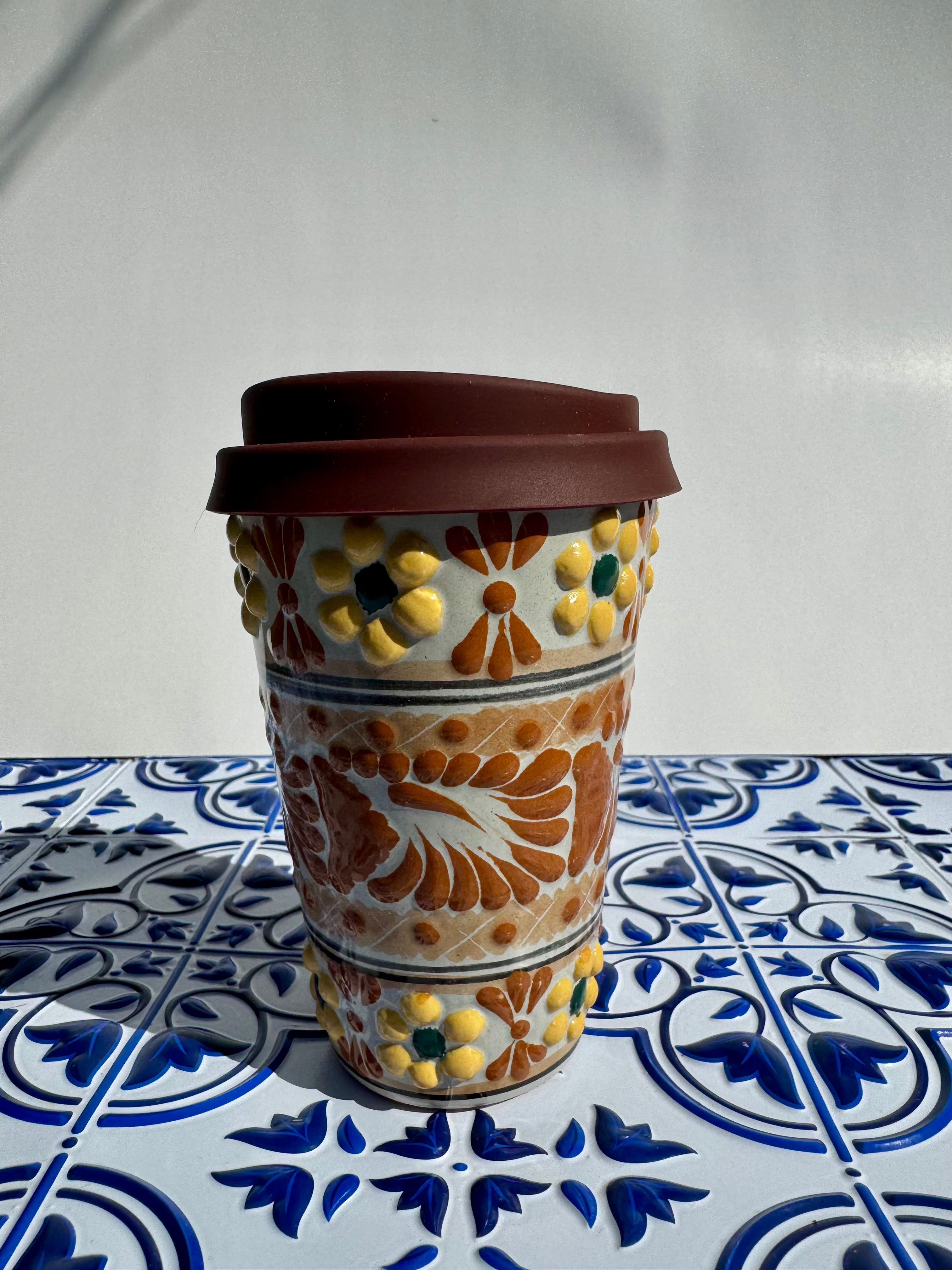 TAZA TALAVERA - CHOCO AVELLANA