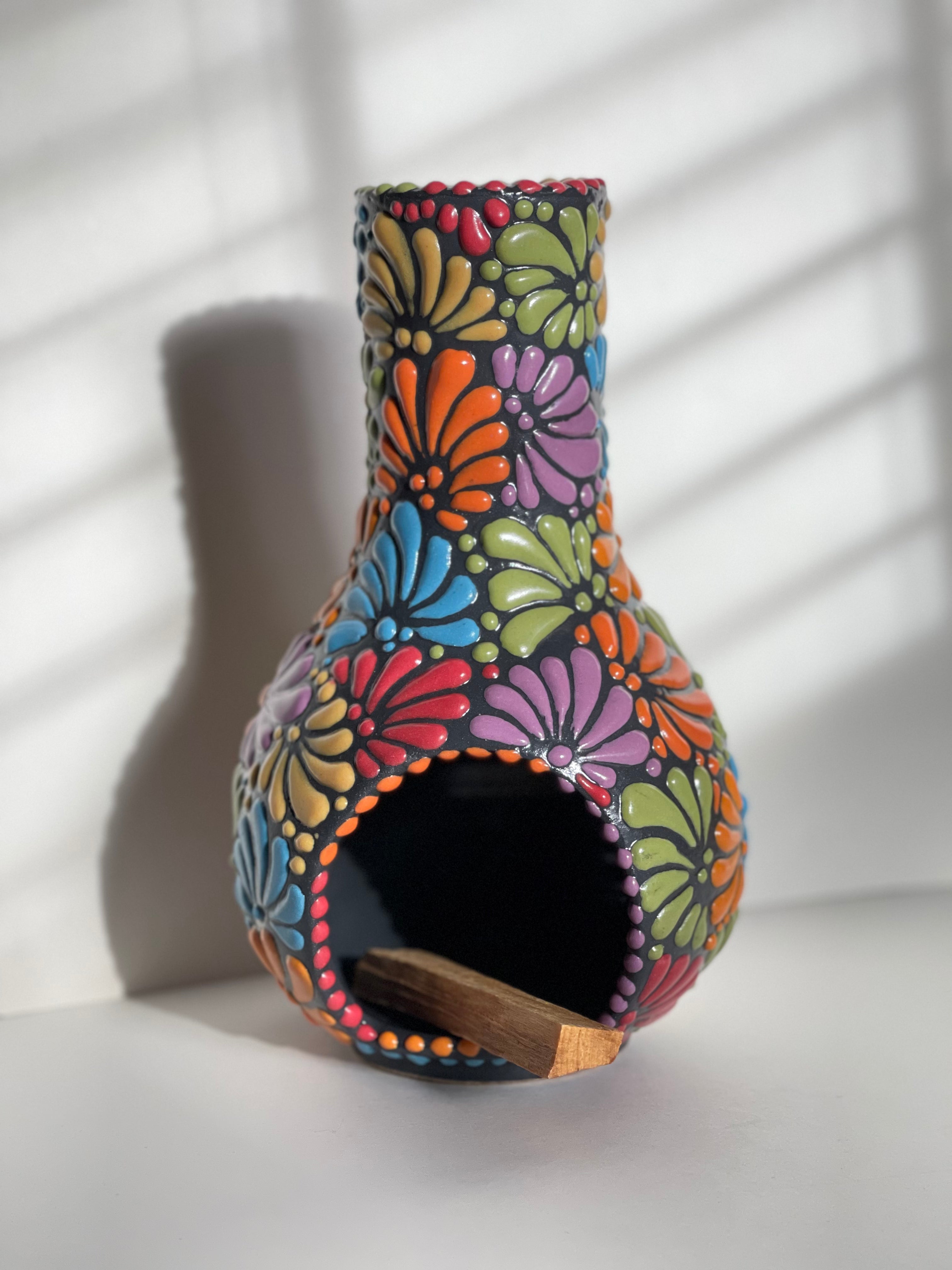 MINI CHIMENEA - DE COLORES BLACK
