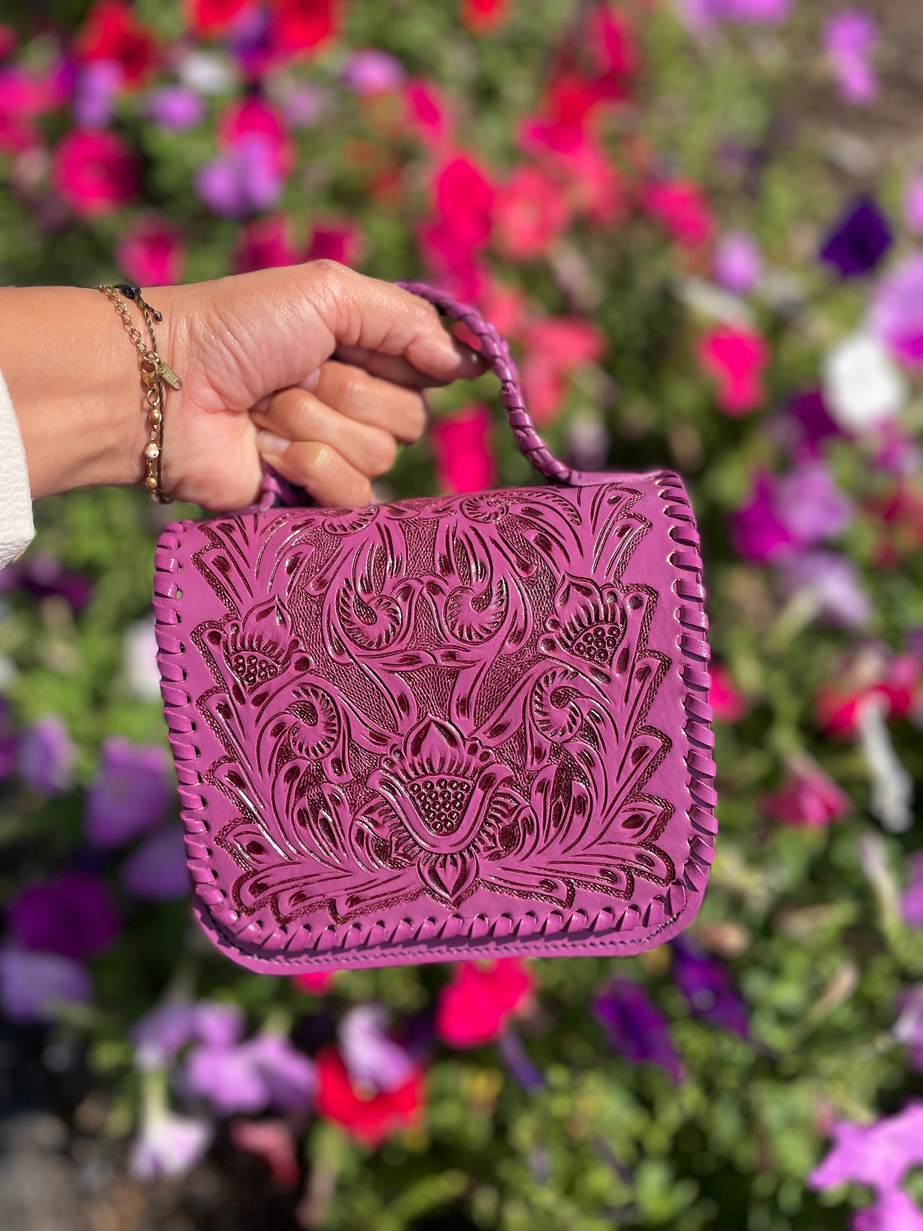 MINI VICTORIA HANDBAG - UVA