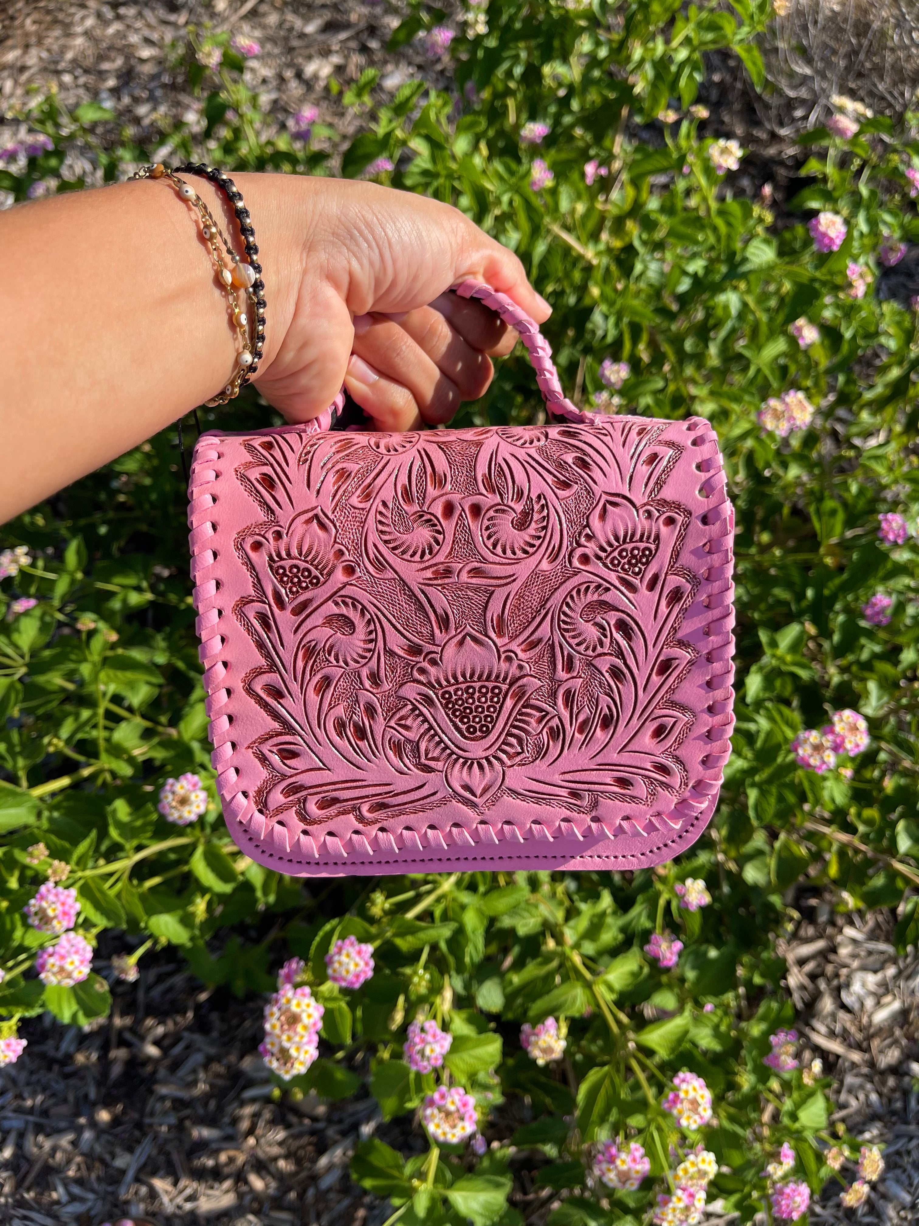 MINI VICTORIA HANDBAG - PINK