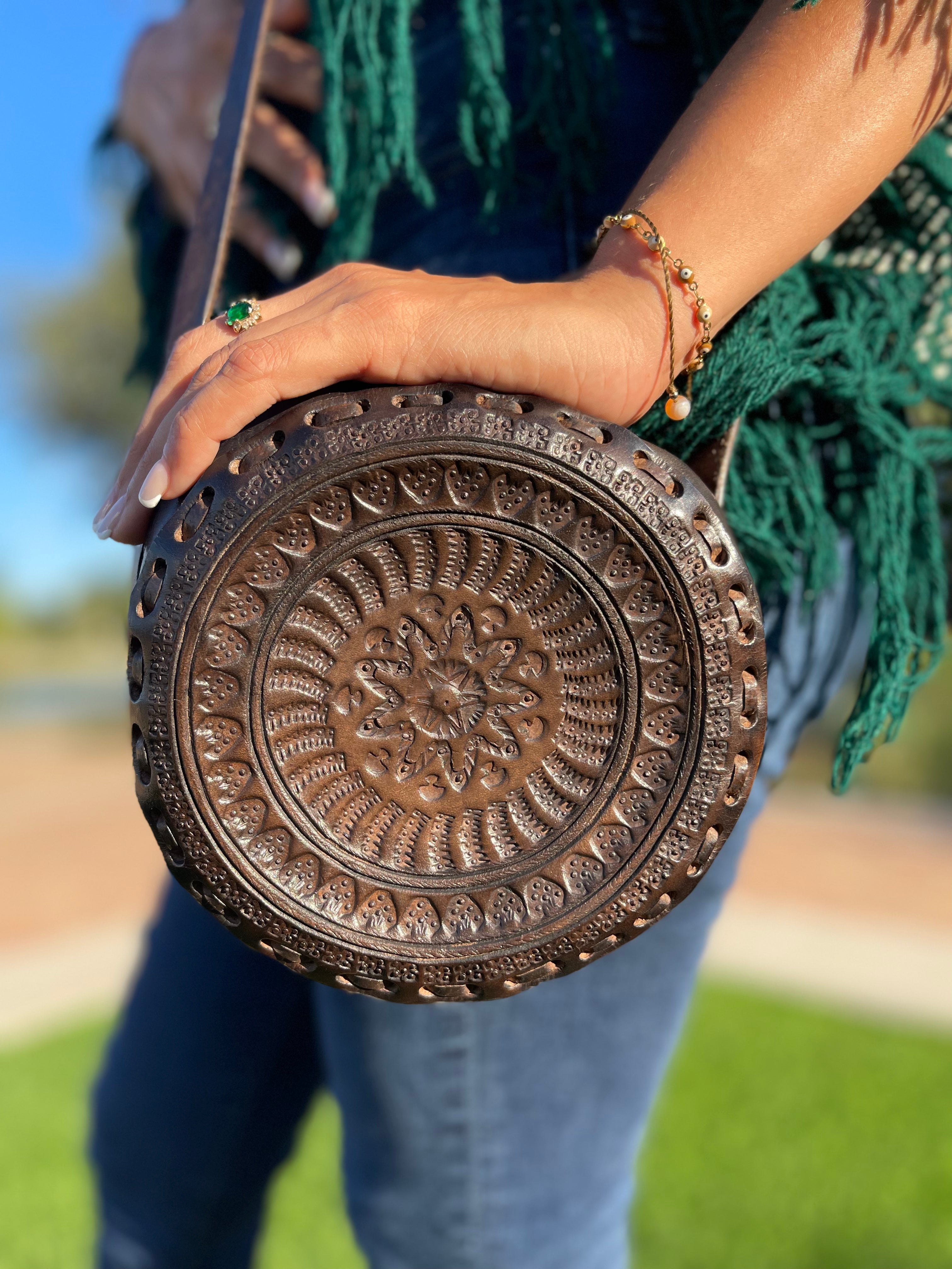MARIANA BOHO PURSE - CAFE OSCURO