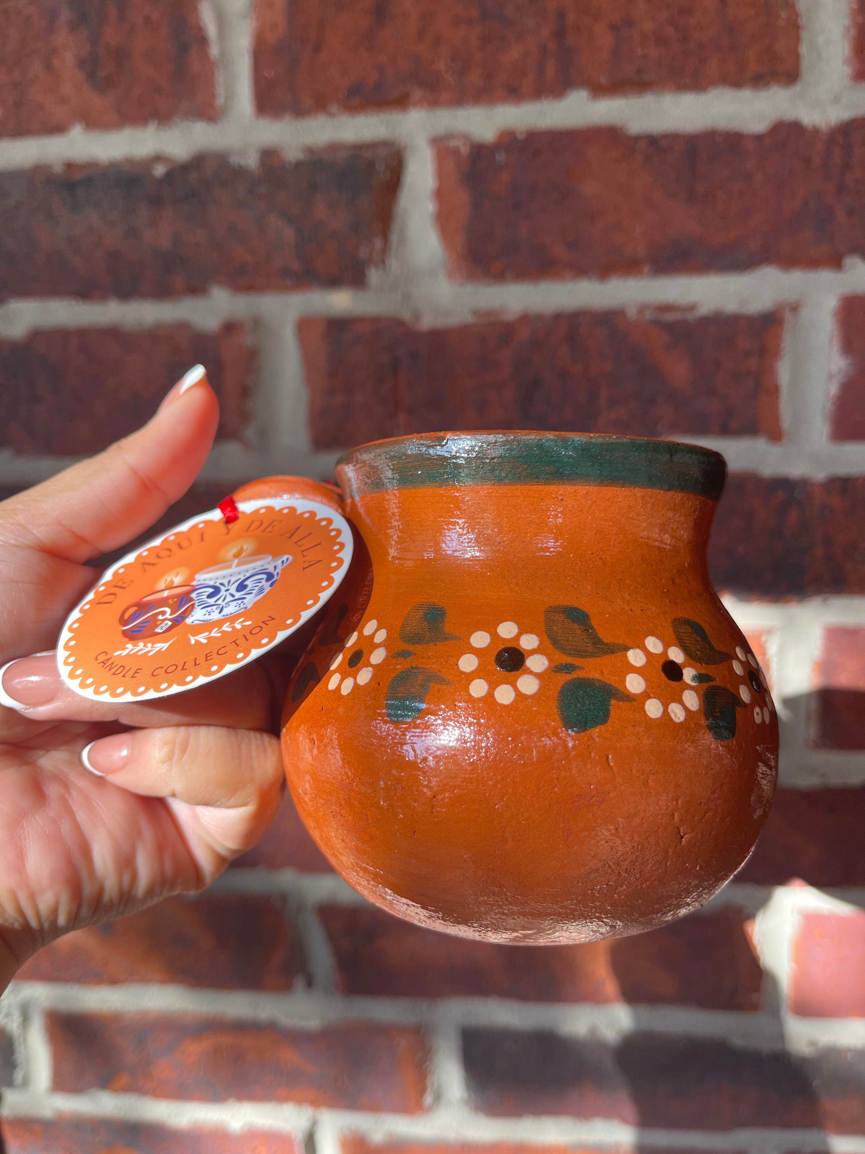 TAZA DE BARRO - FRESAS CON CREAMA