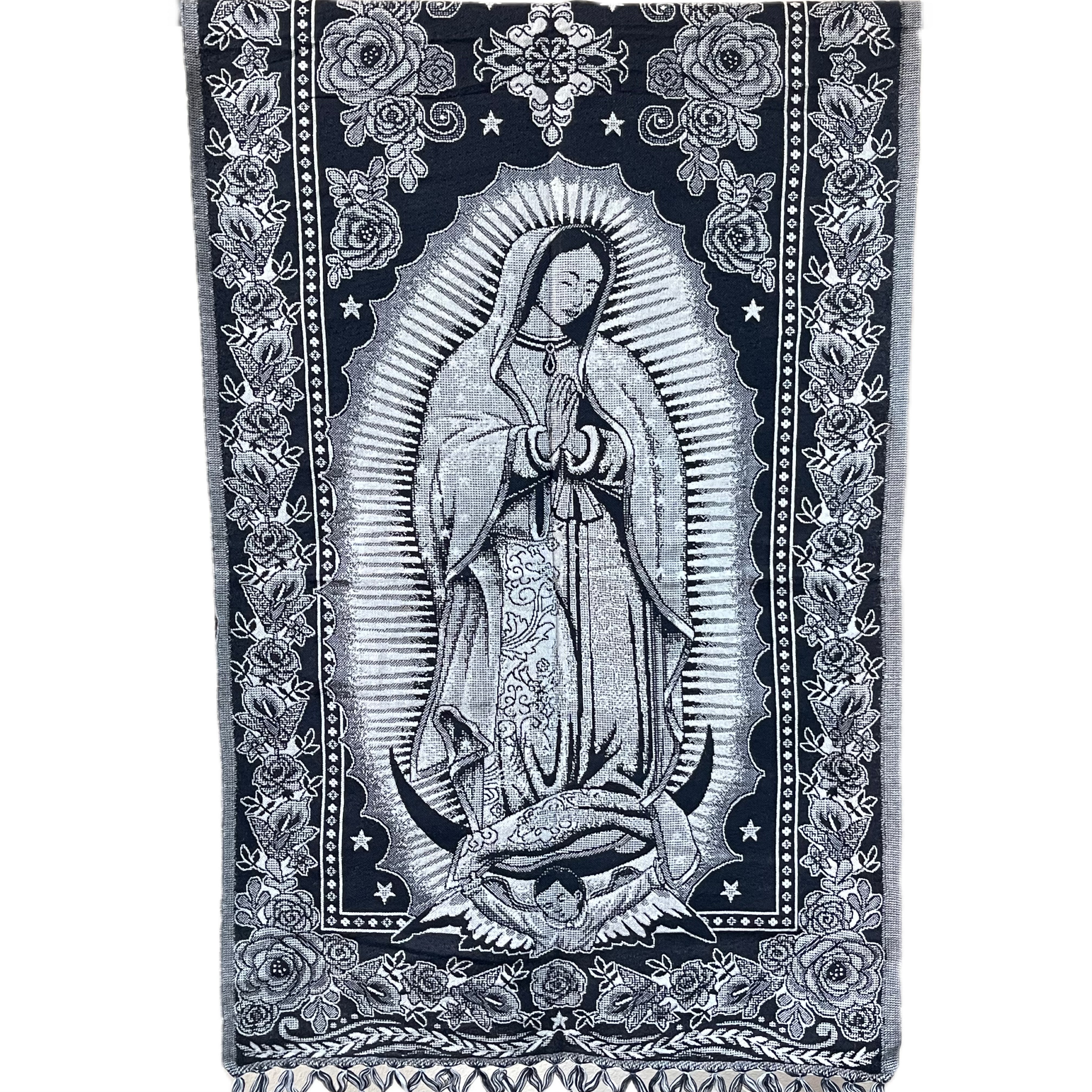 VIRGENCITA SHAWL - BLACK