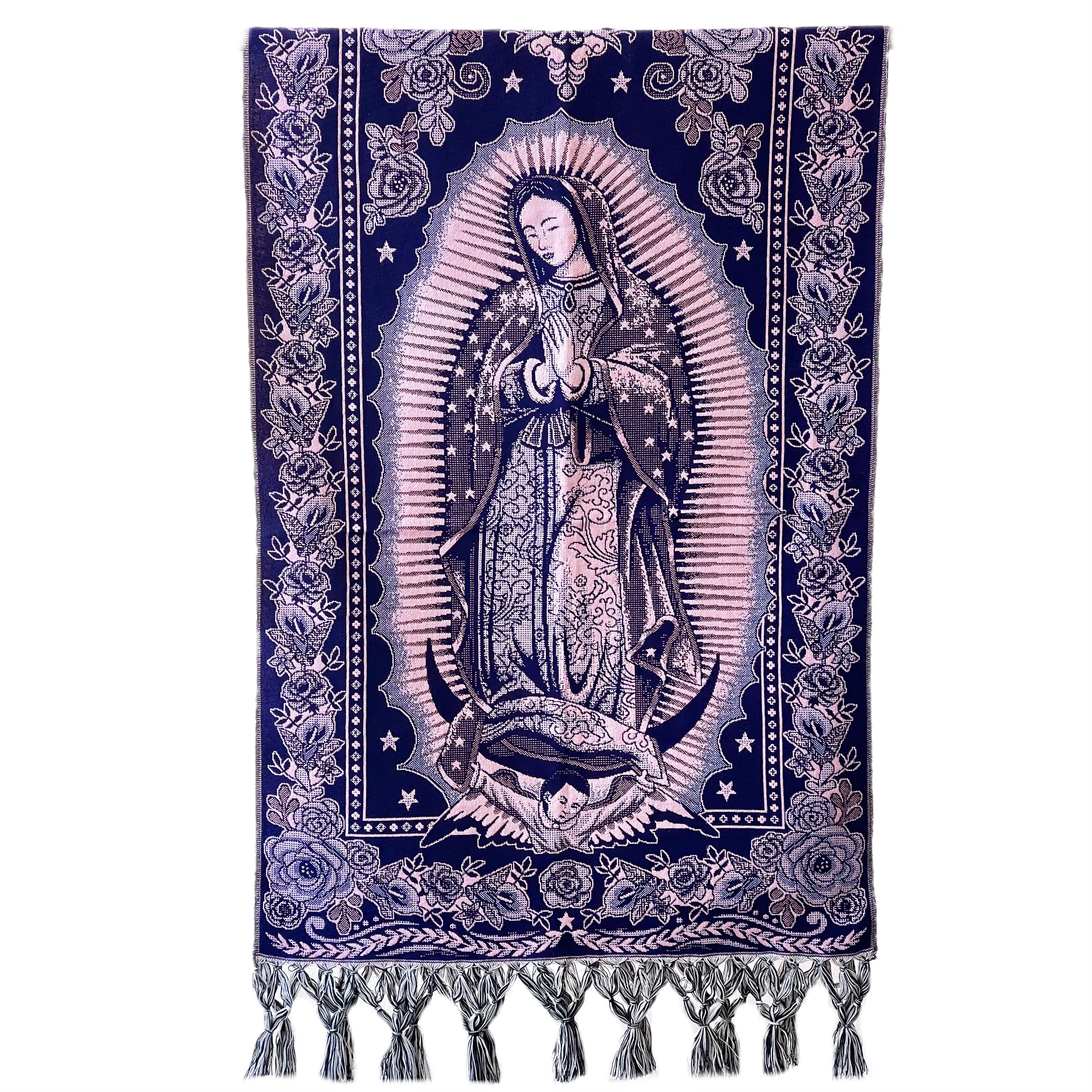 VIRGENCITA SHAWL - INDIGO