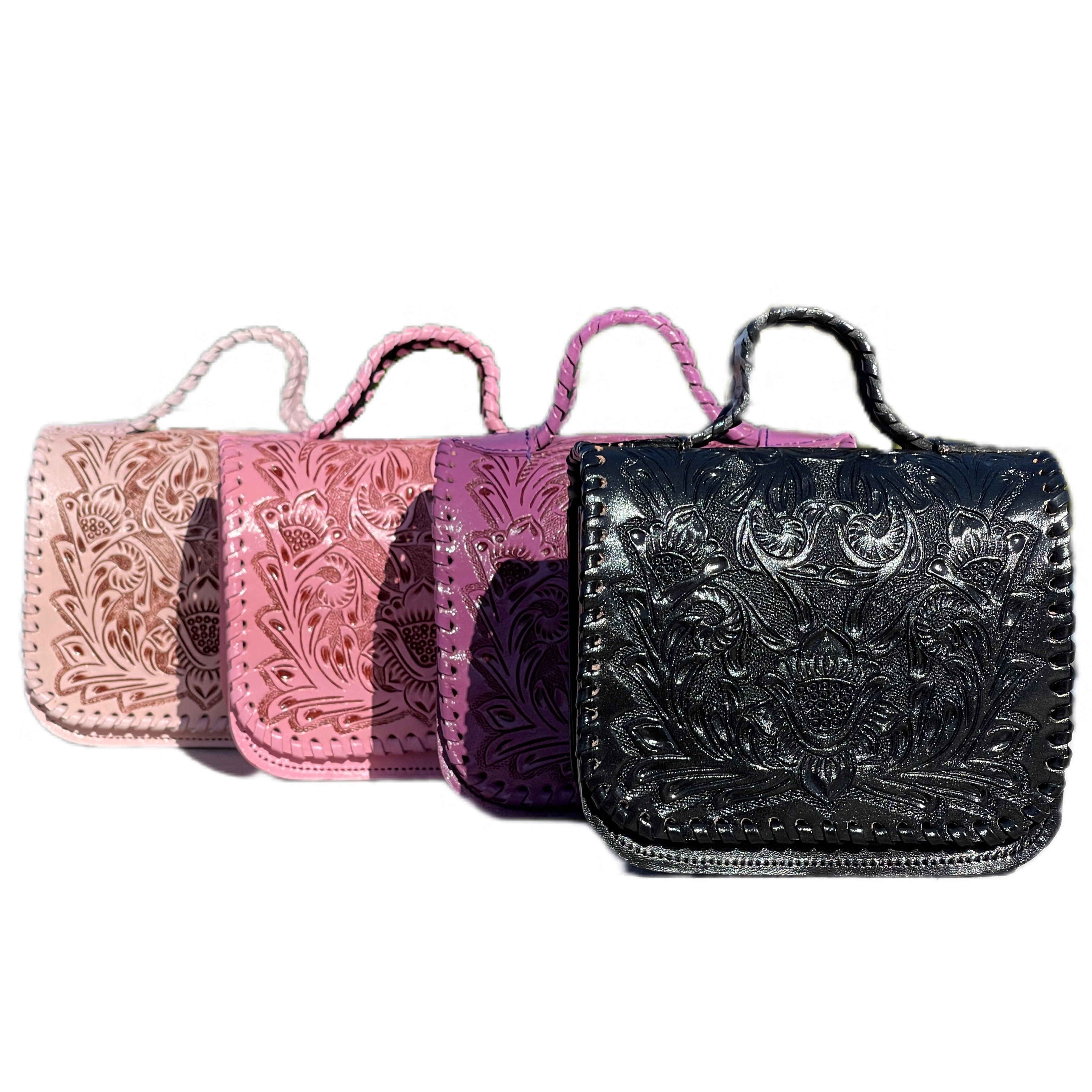 MINI VICTORIA HANDBAG - NUDE PINK