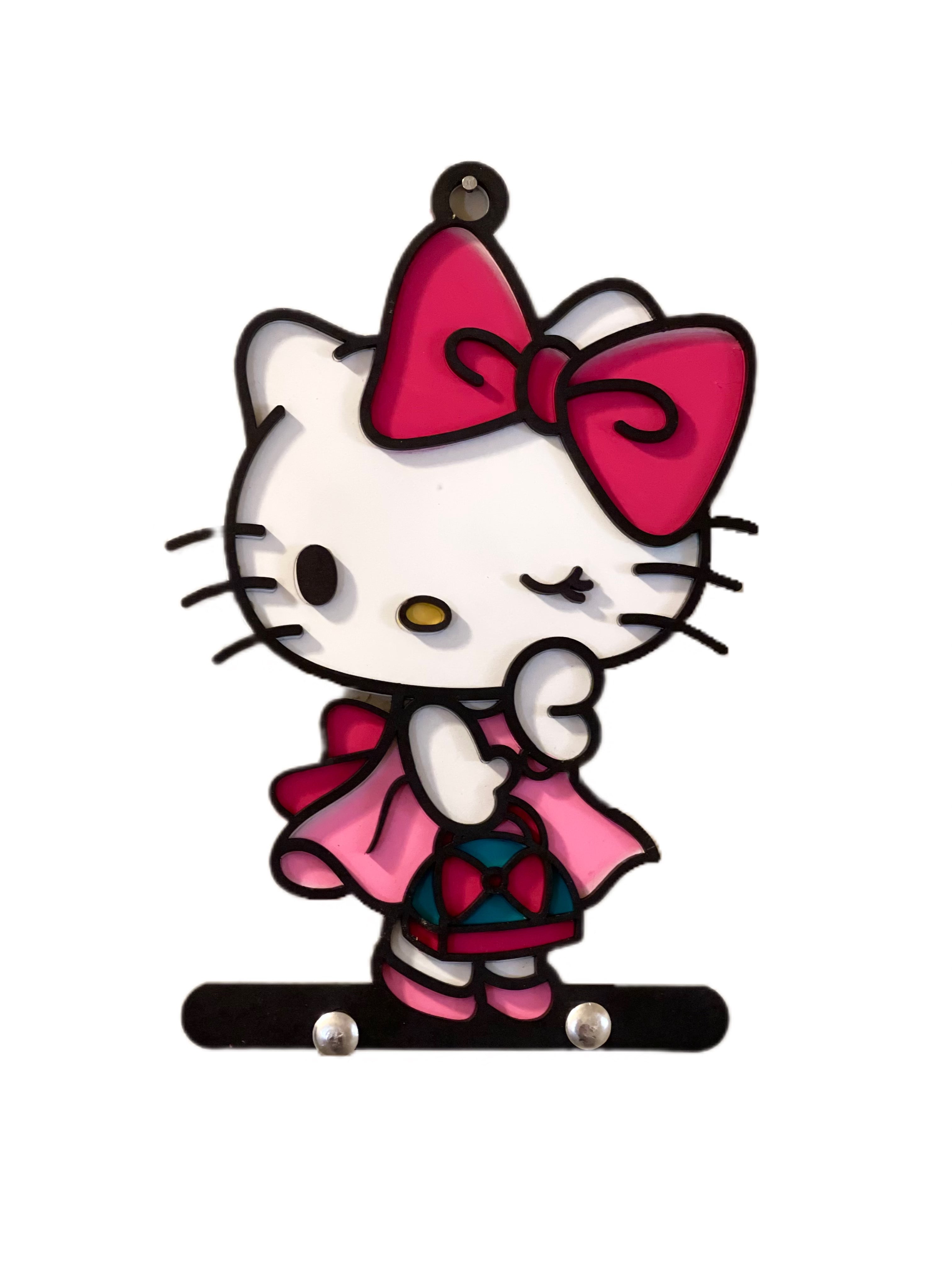 SHY HELLO KITTY - WALL KEY HOLDER