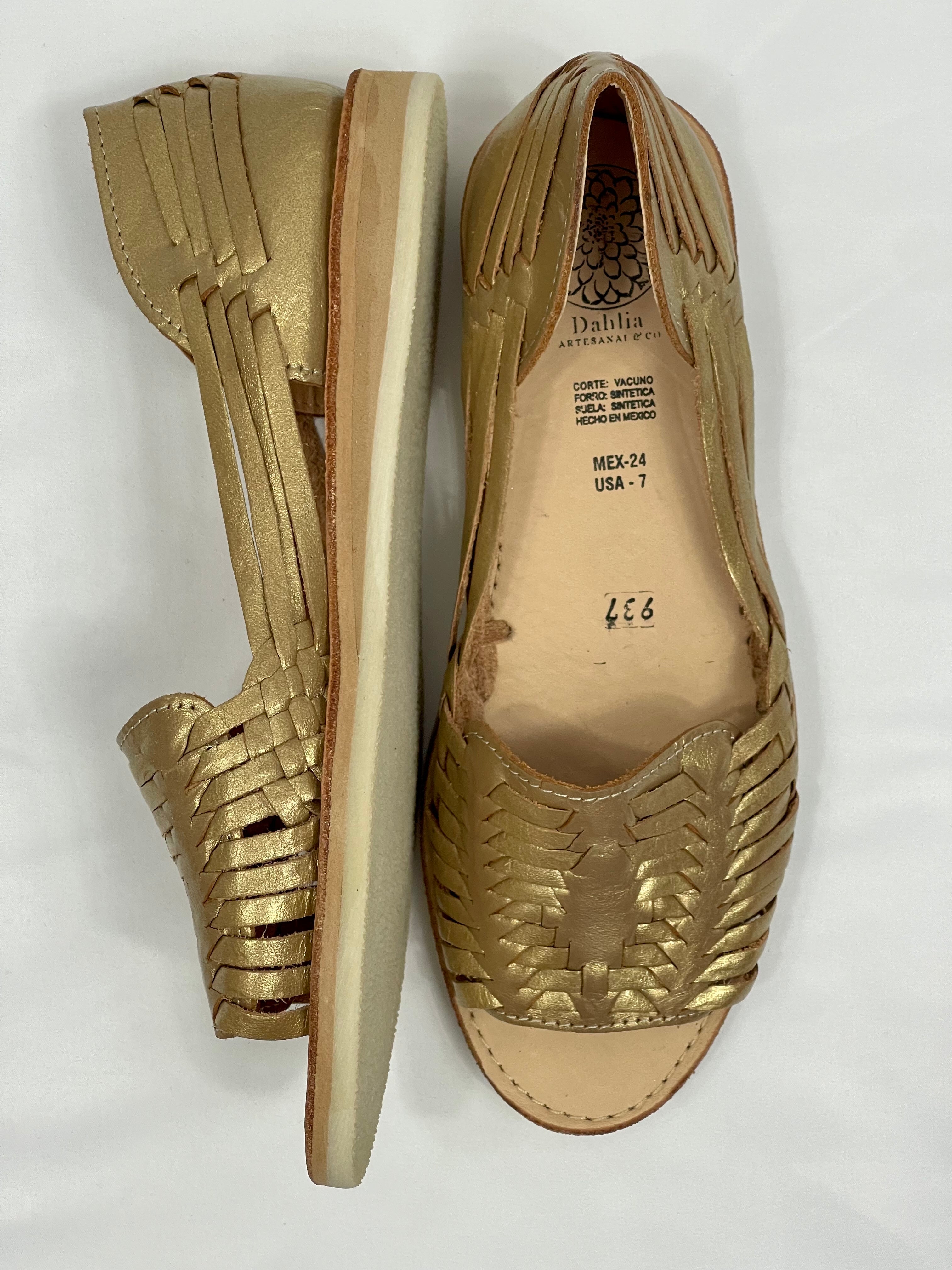HUARACHES MALINCHE ORO