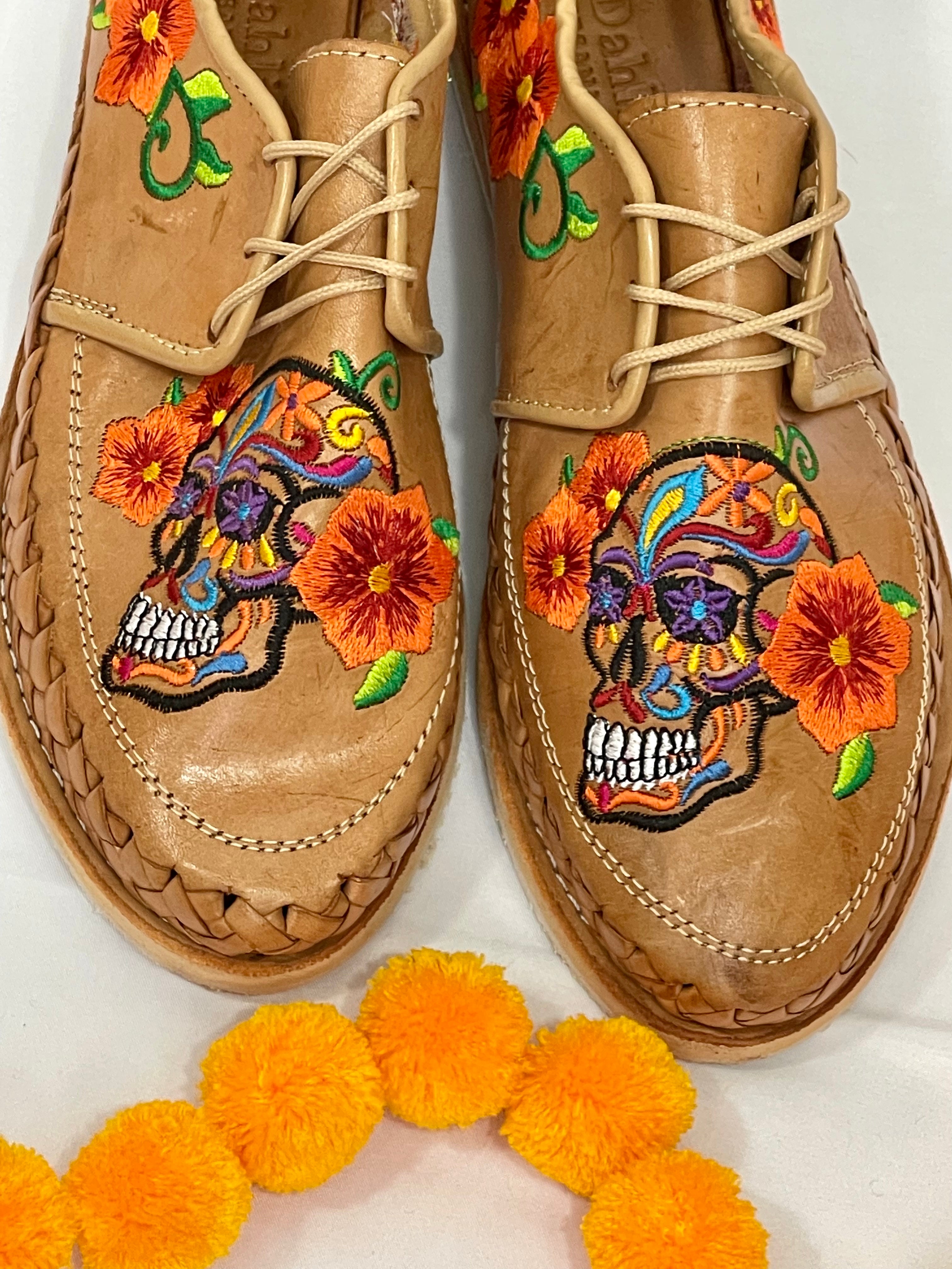 MOCASINES DIA DE LOS MUERTOS