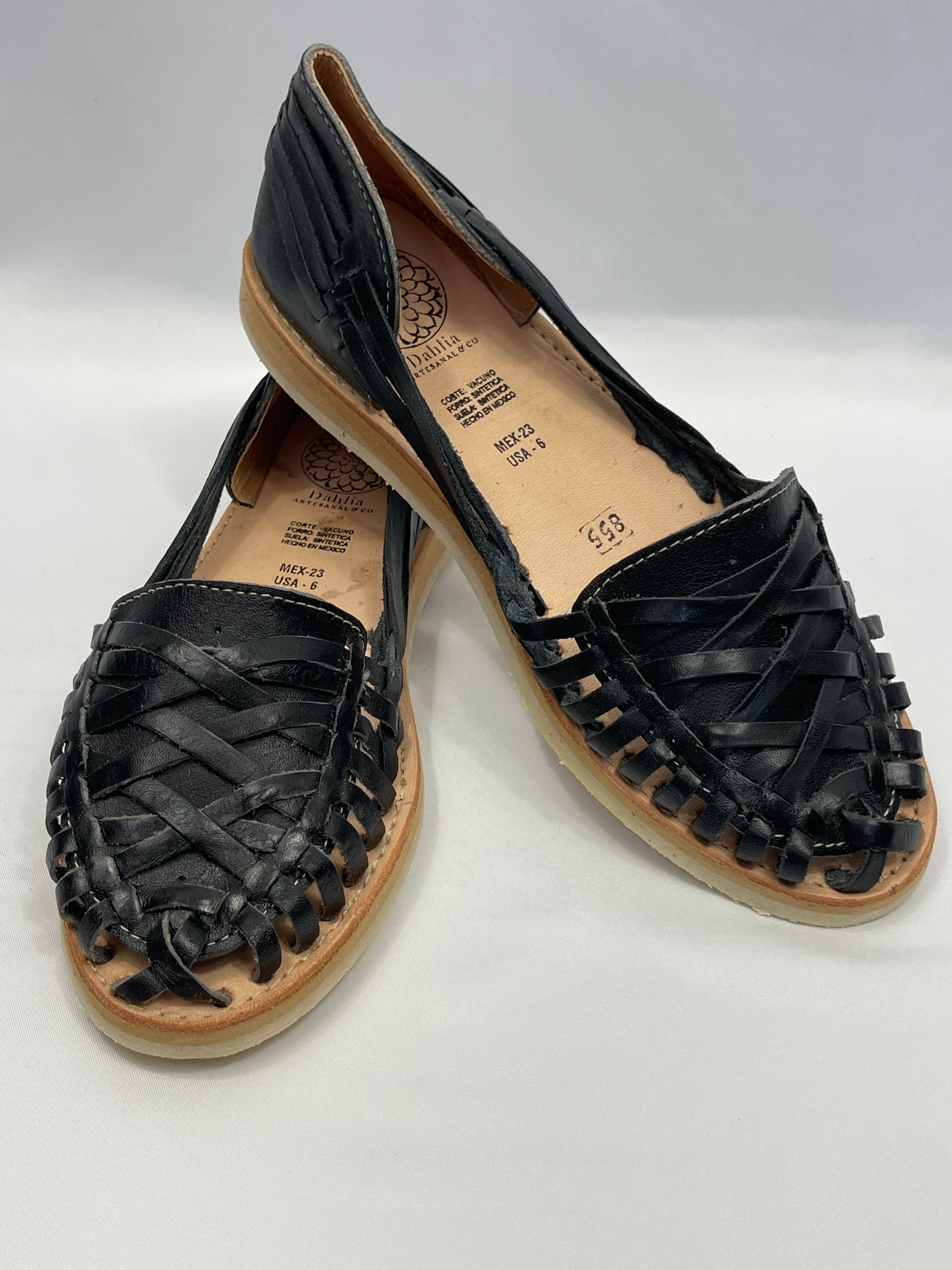 HUARACHES PALOMA - NEGRO