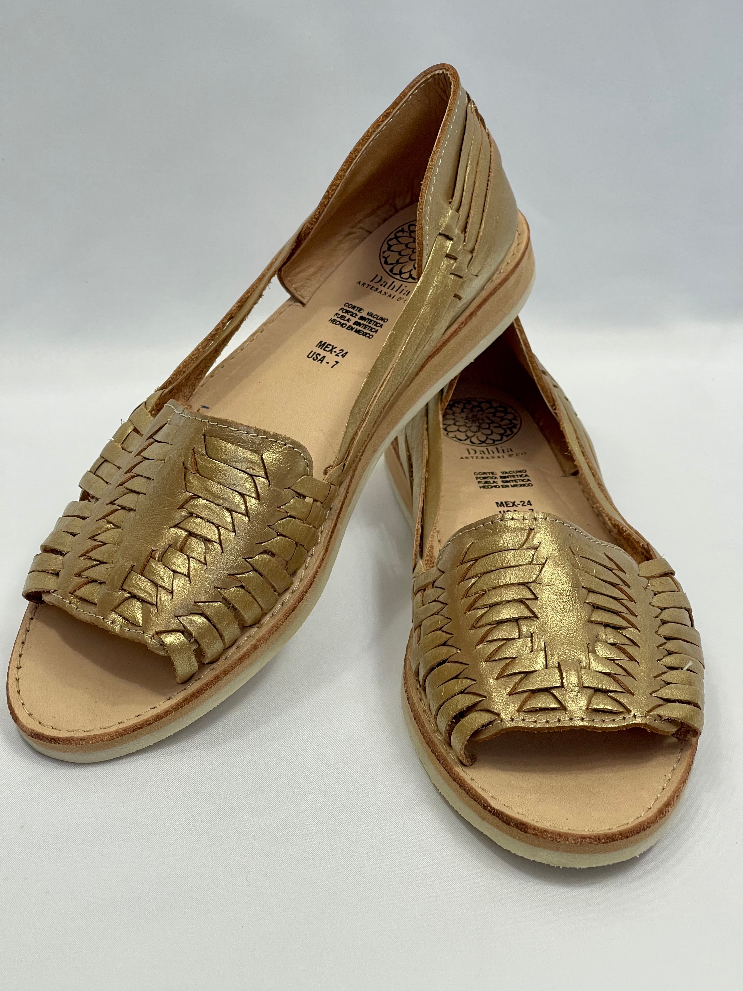 HUARACHES MALINCHE ORO