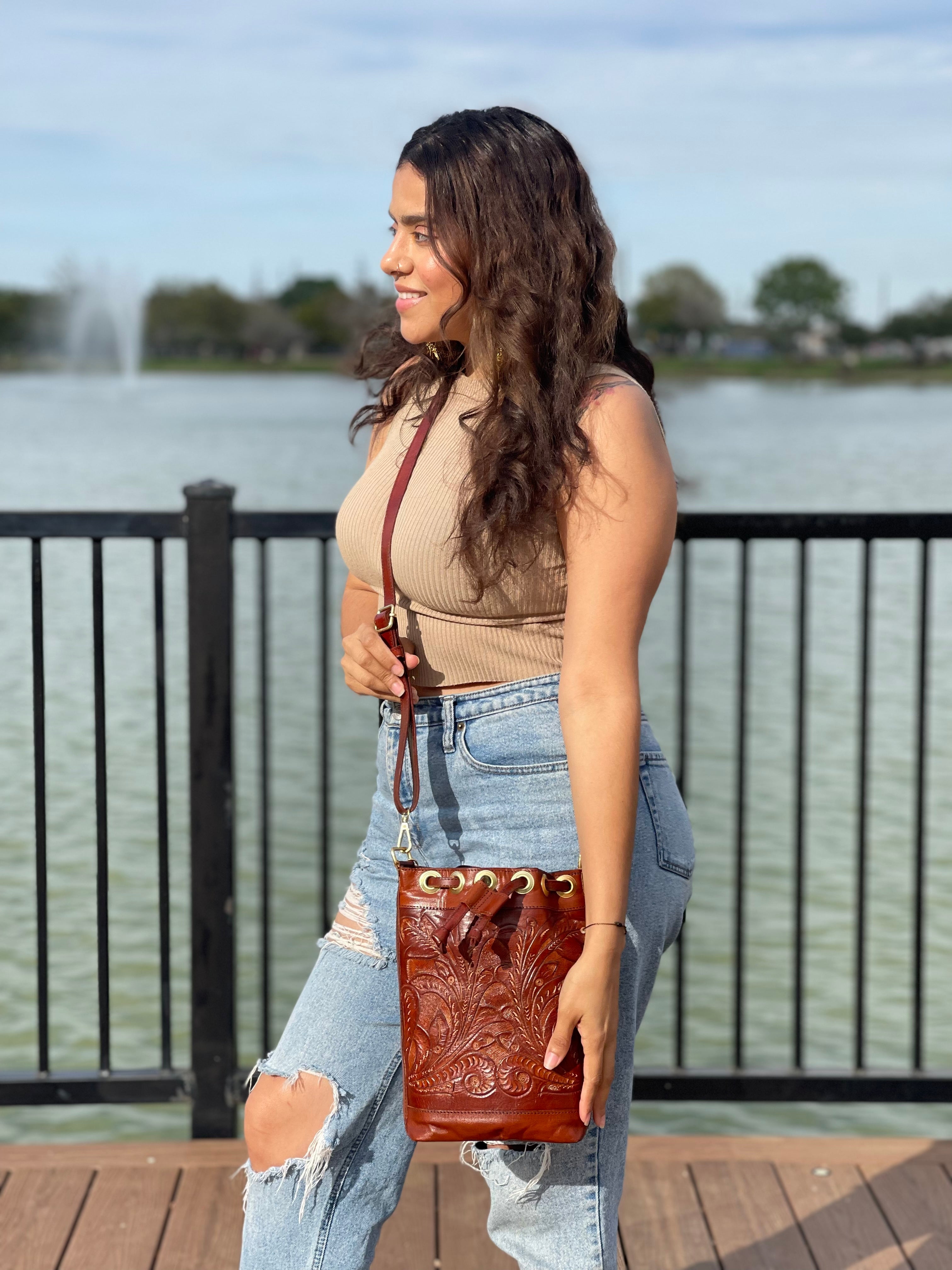YARETZI - CAFE CLARO BUCKET BAG