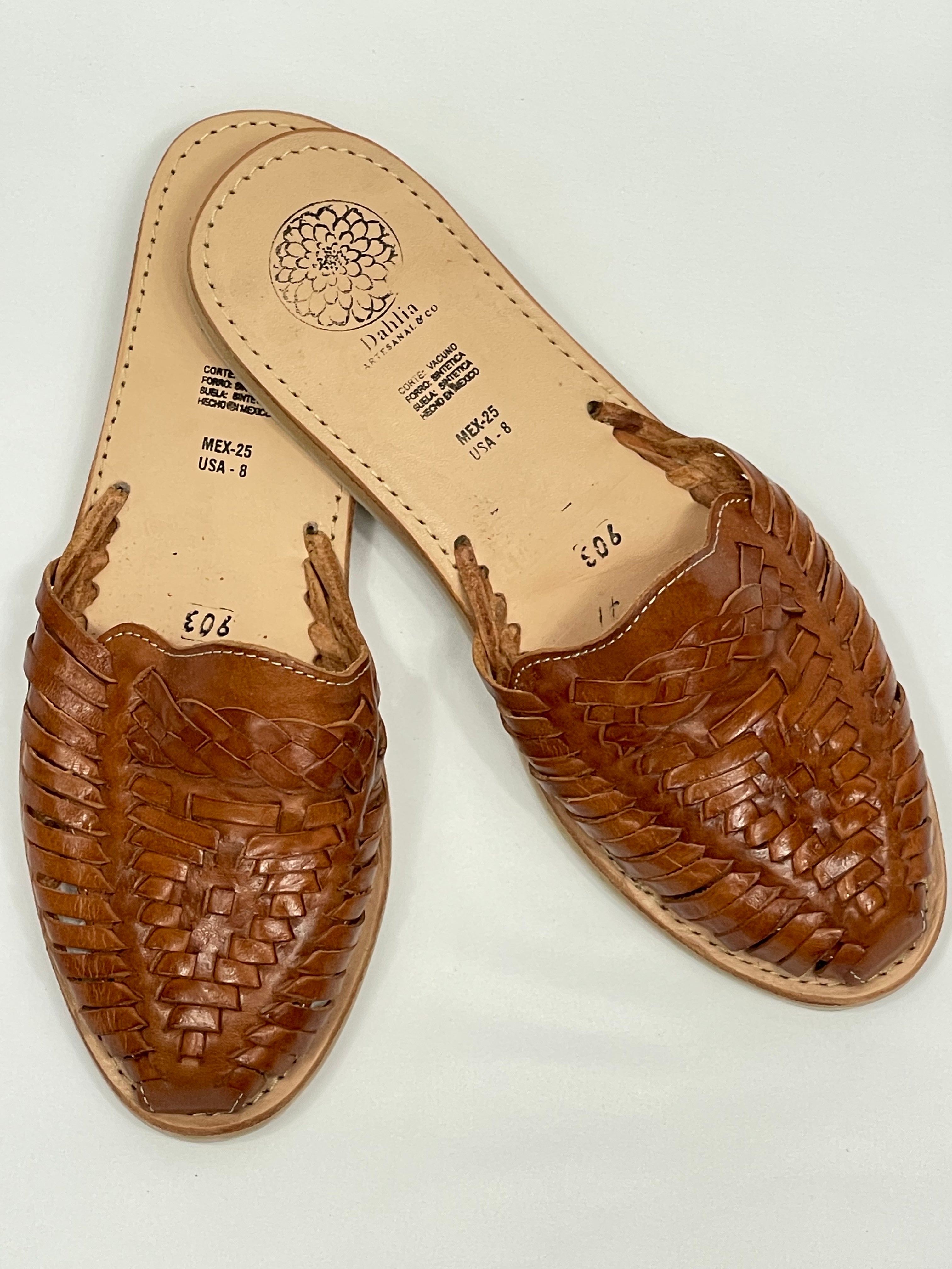 MULE SLIDES - BROWN