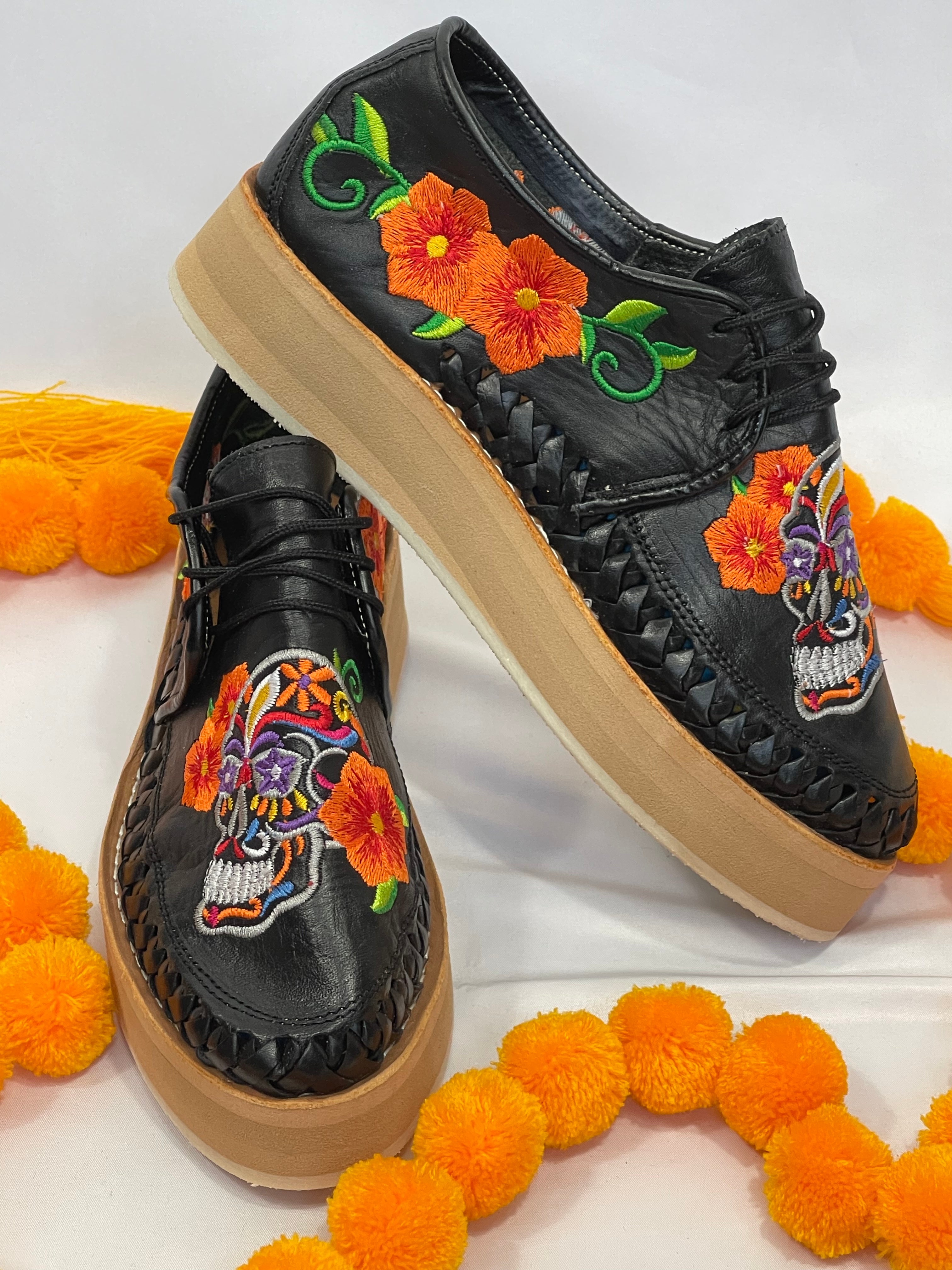 MOCASINES DIA DE LOS MUERTOS