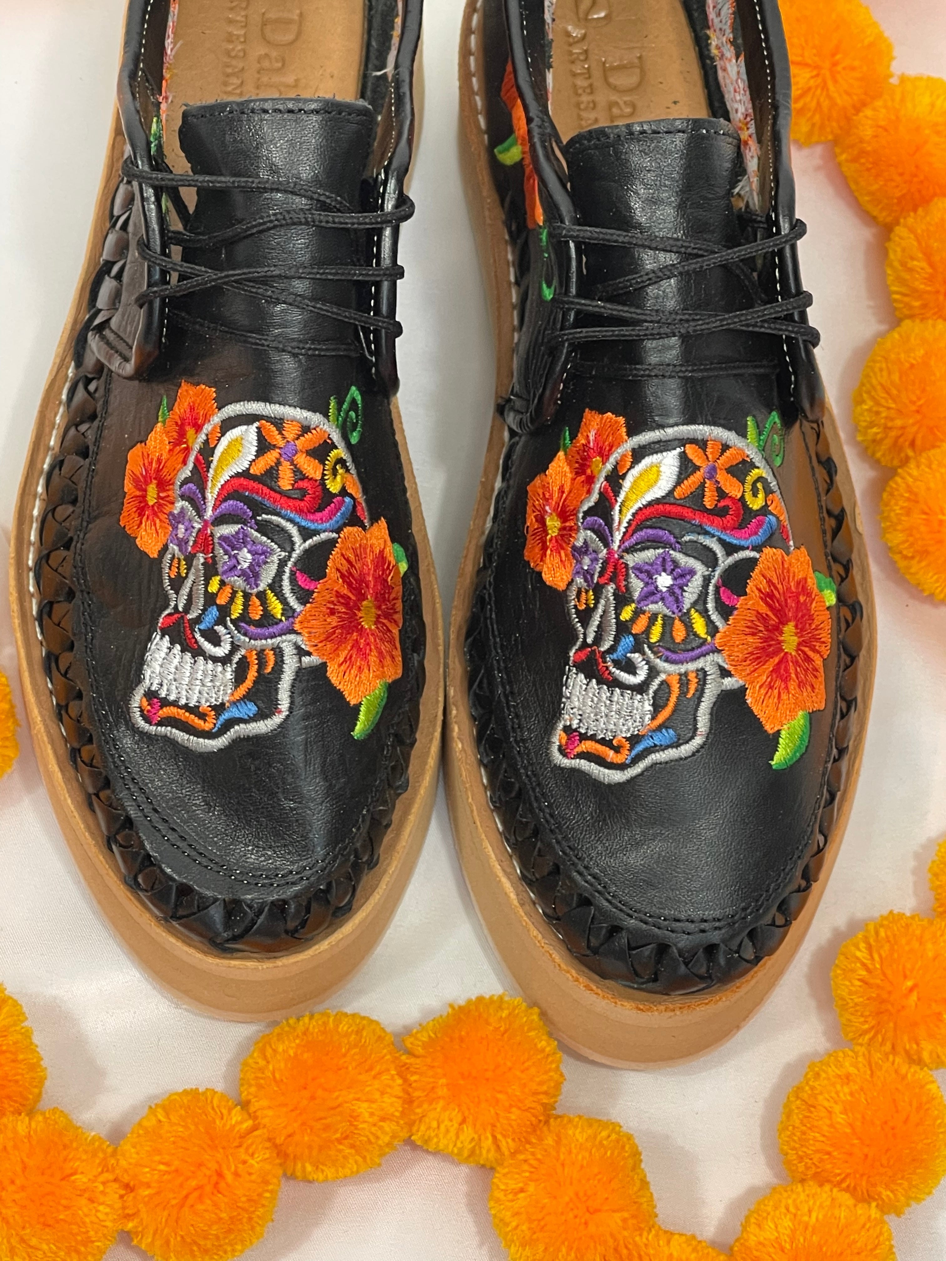 MOCASINES DIA DE LOS MUERTOS