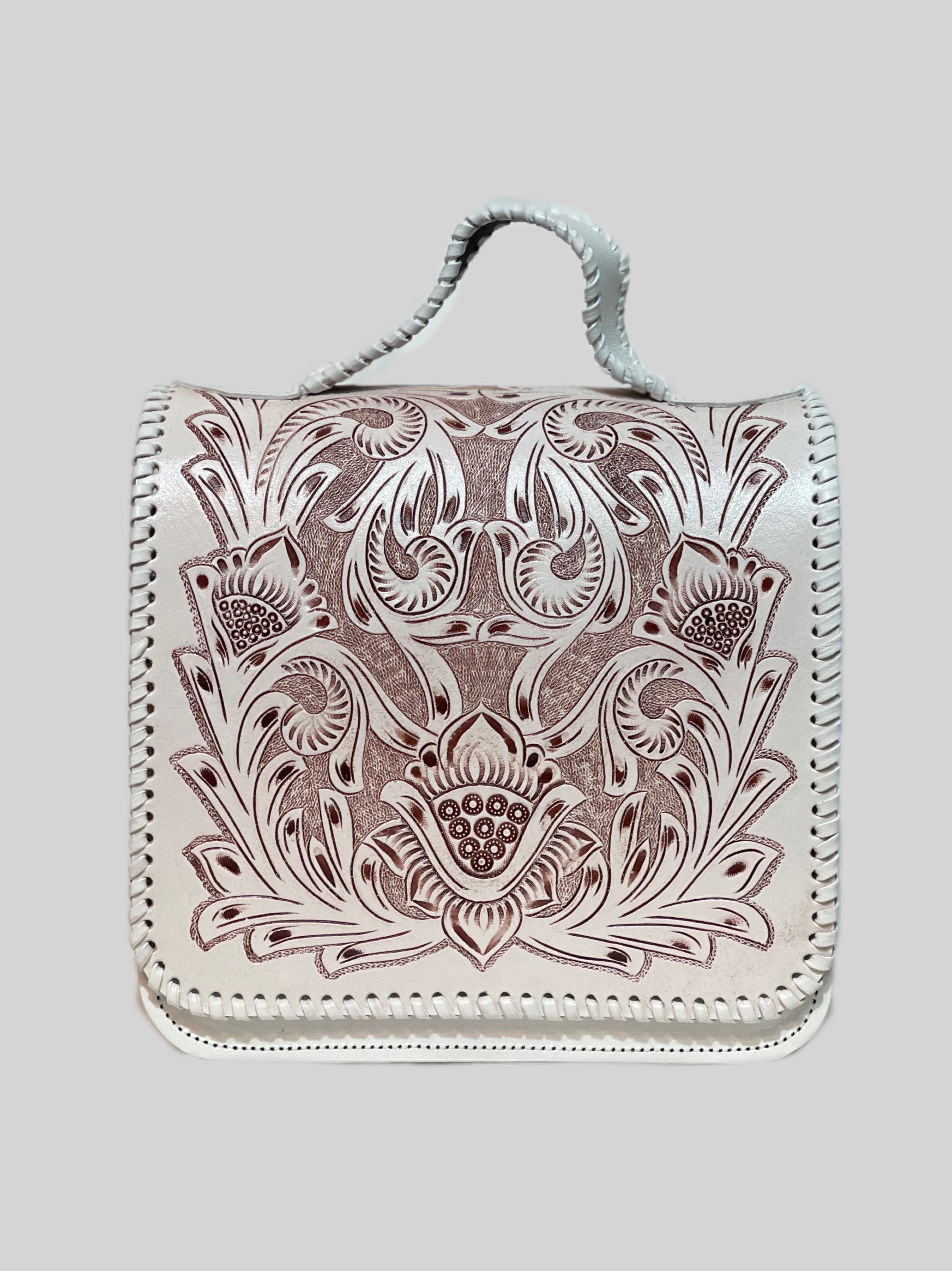 VICTORIA HANDBAG - ANTIQUE WHITE