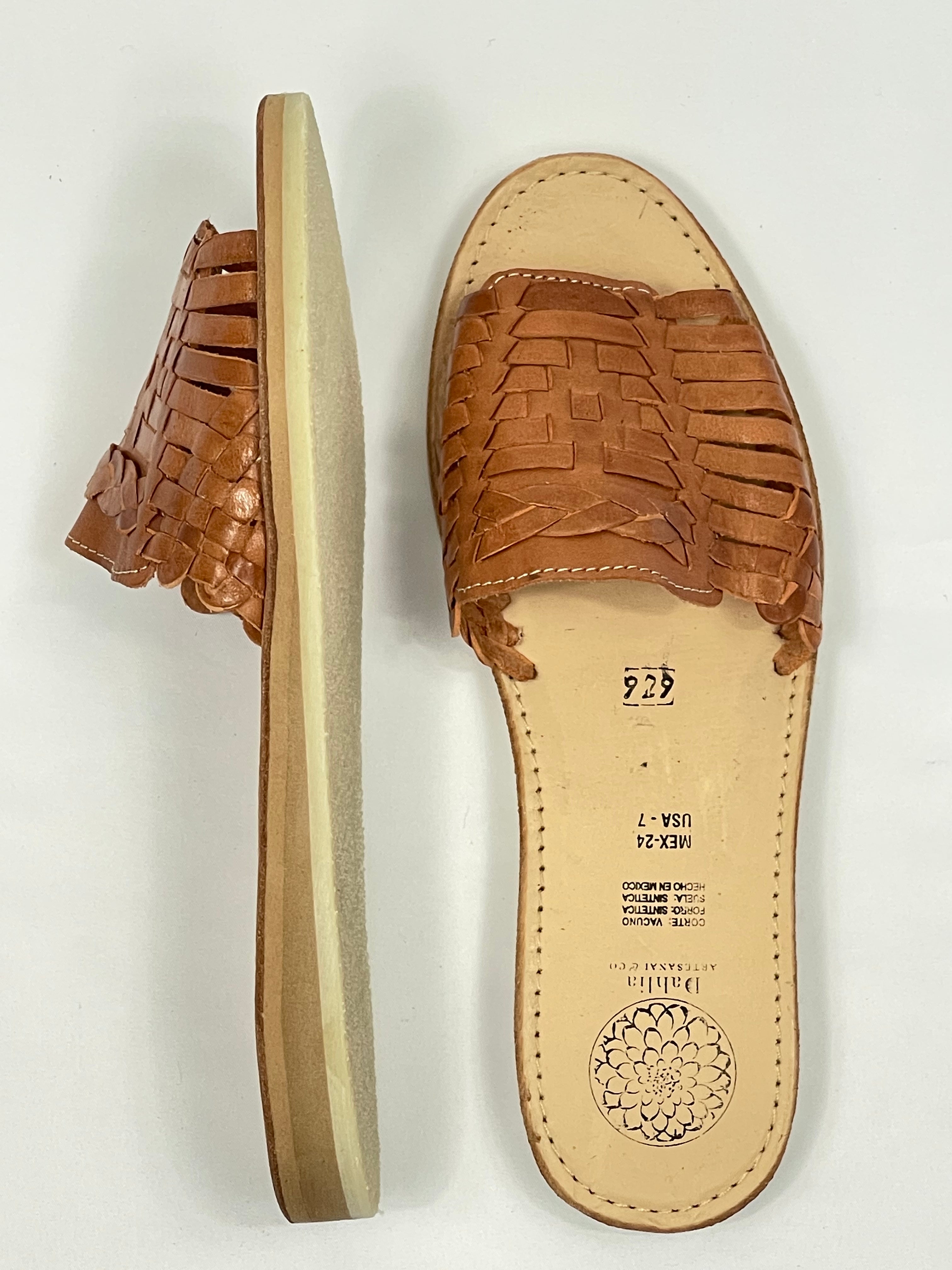 LEYNY SLIDES - BROWN