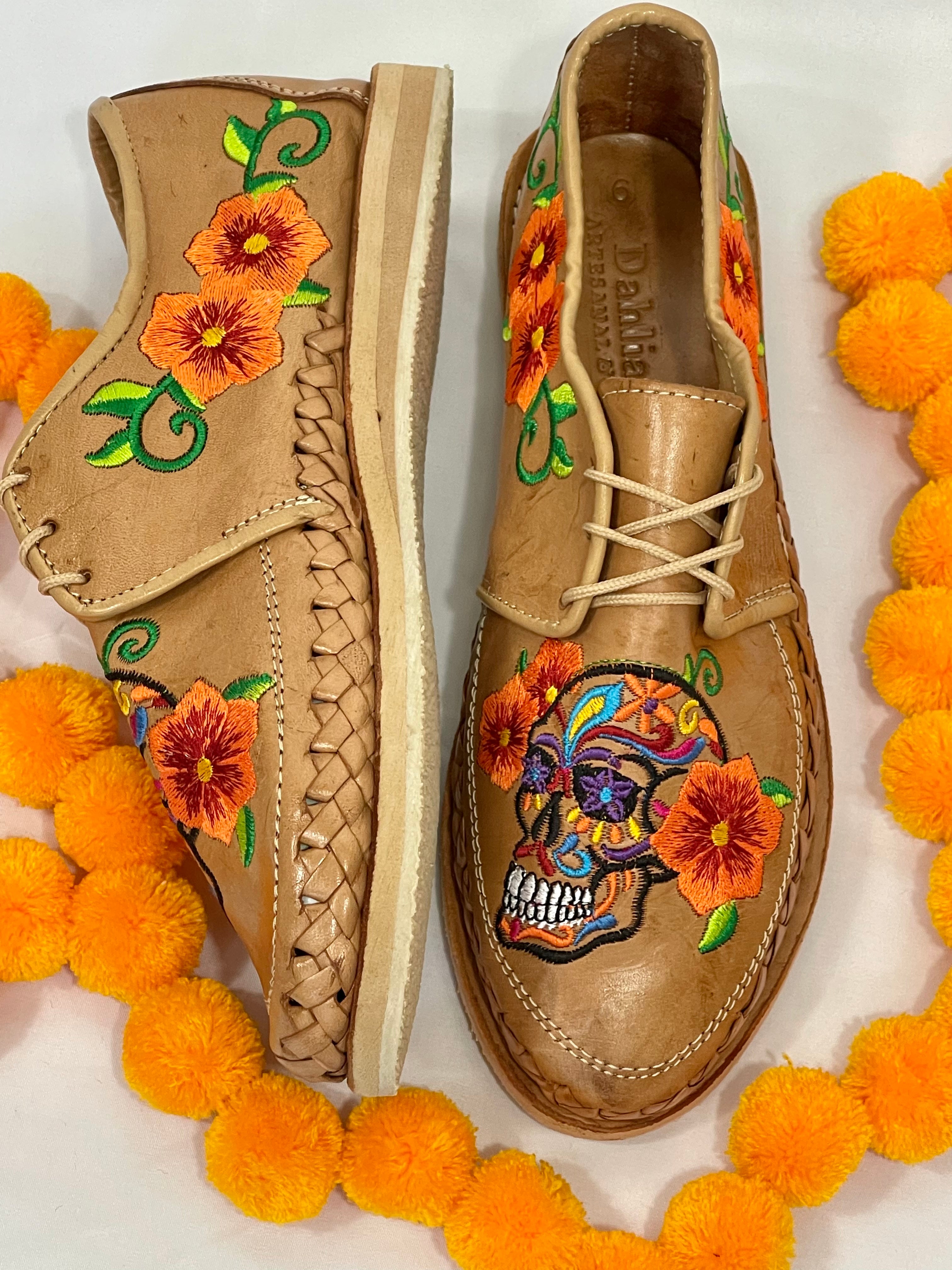 MOCASINES DIA DE LOS MUERTOS