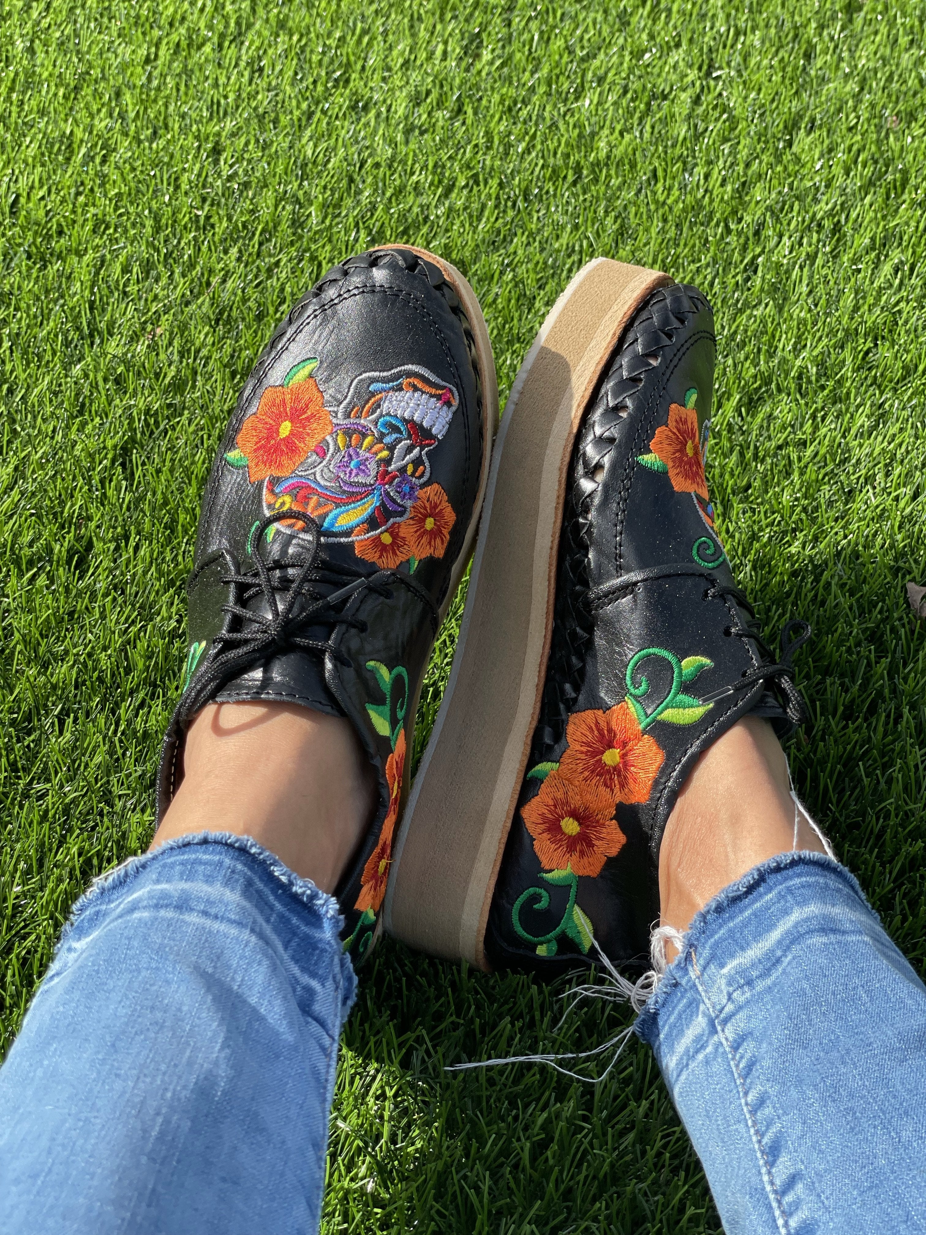 MOCASINES DIA DE LOS MUERTOS