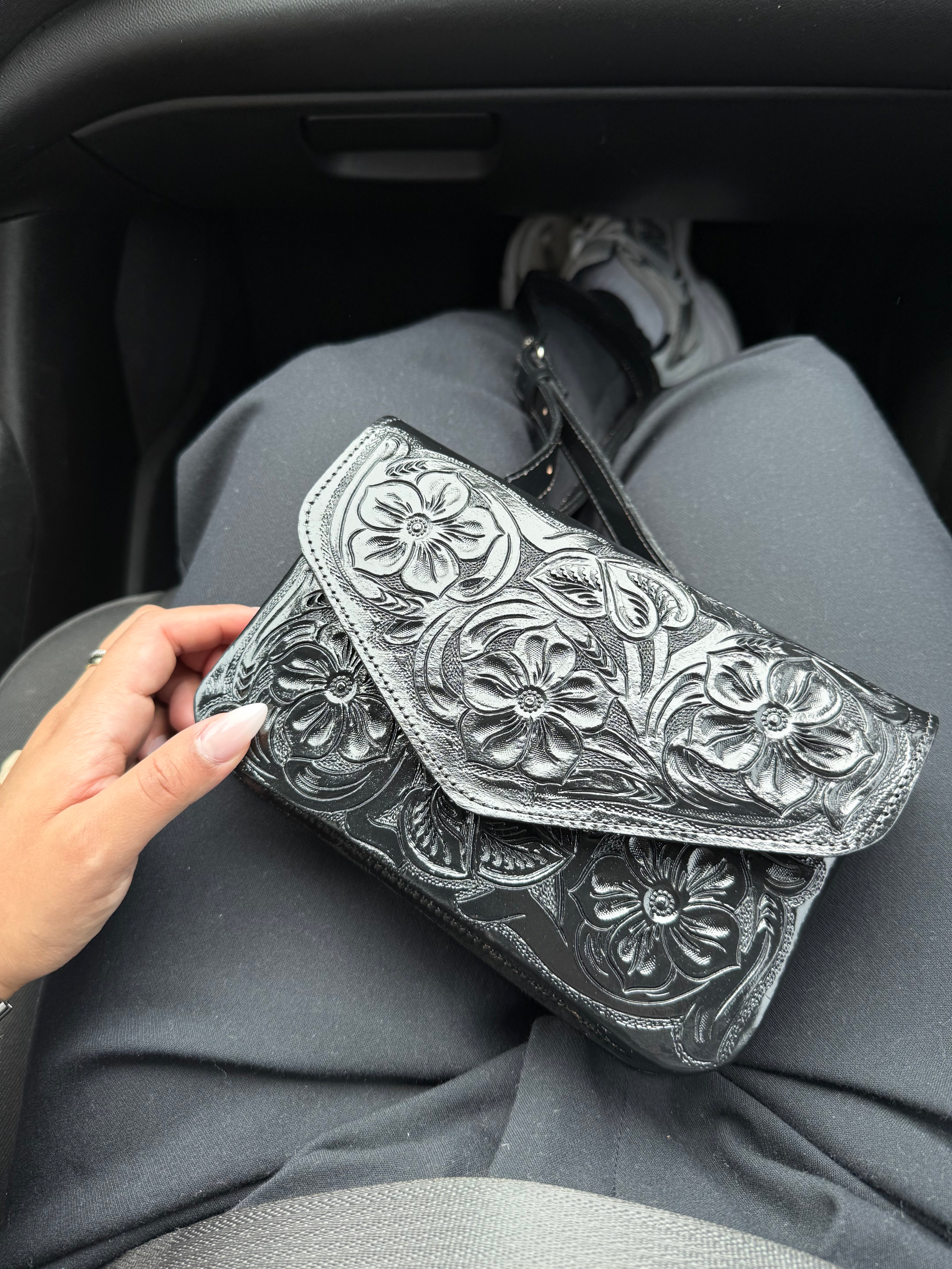 MARIA ELENA HANDBAG - BLACK