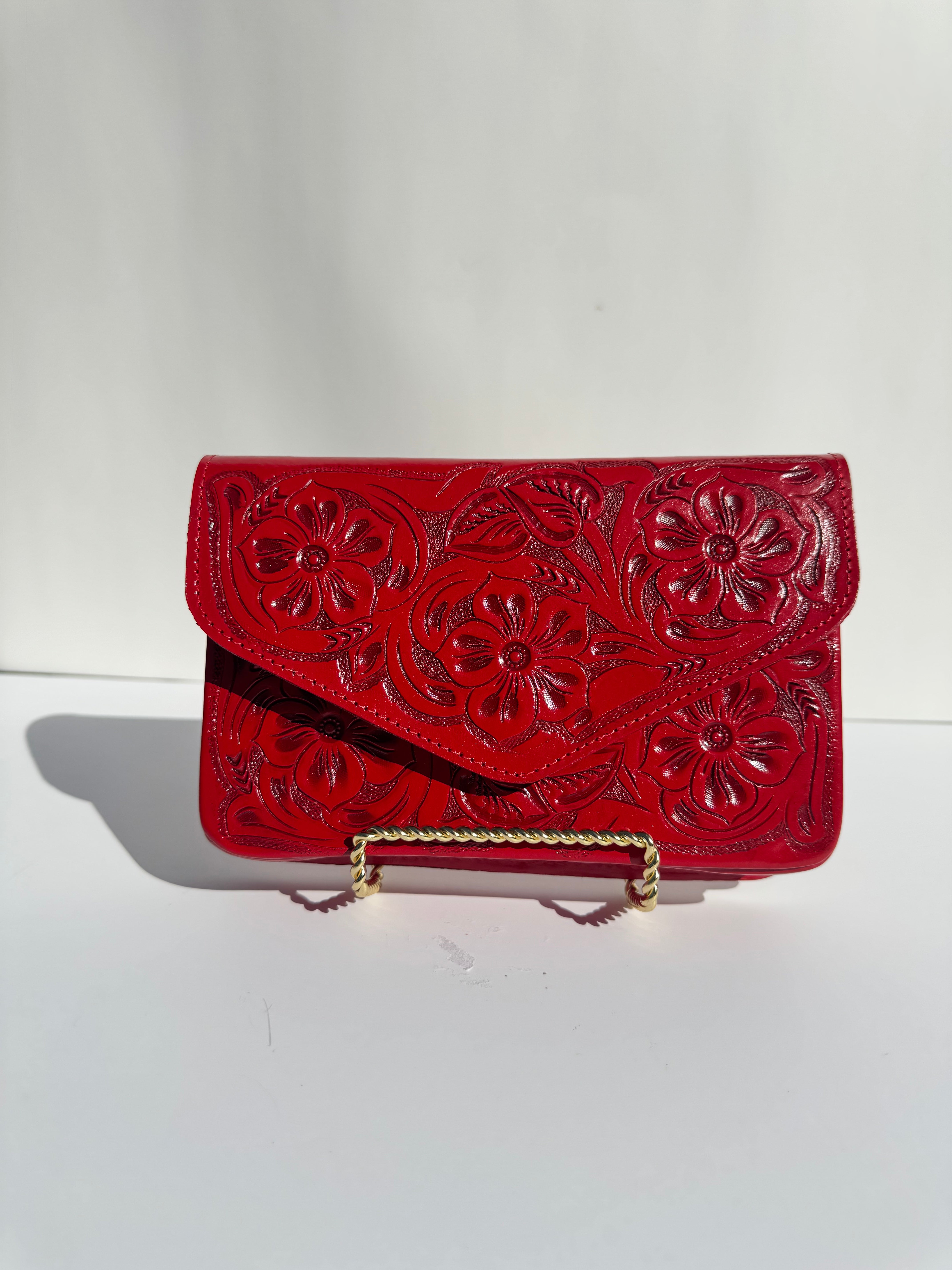 MARIA ELENA HANDBAG - RED - PREORDER
