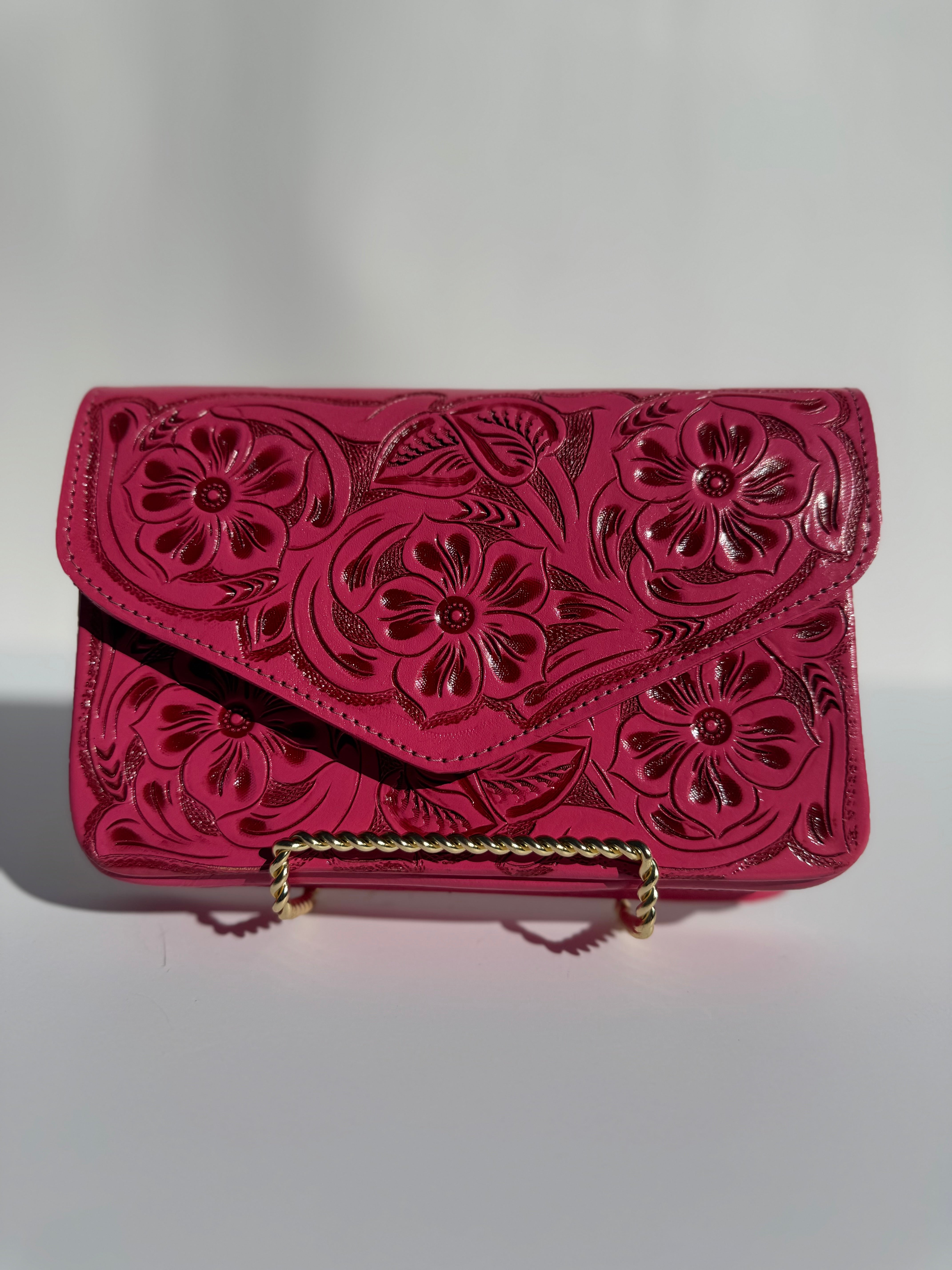 MARIA ELENA HANDBAG - ROSA MEXICANO
