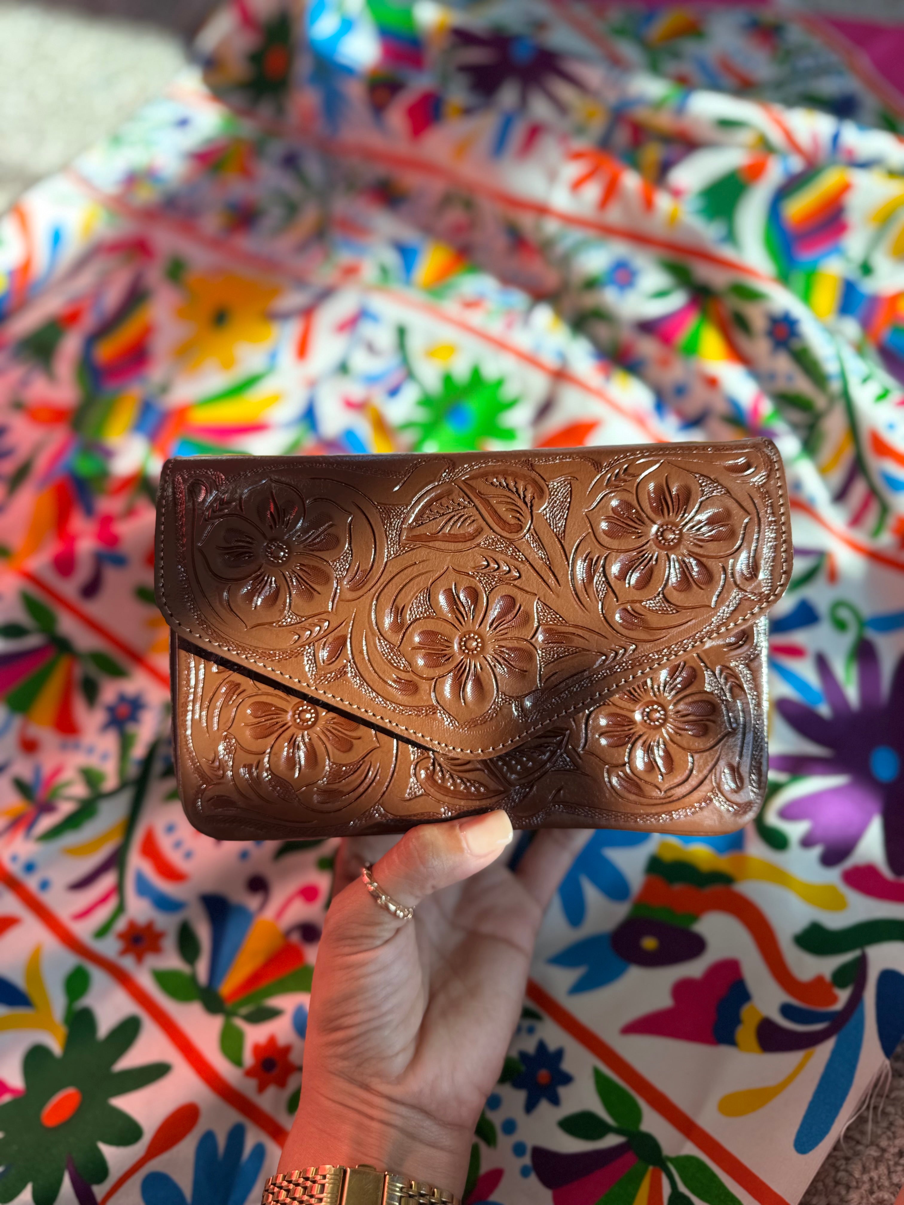 MARIA ELENA HANDBAG - CHOCOLATE BROWN