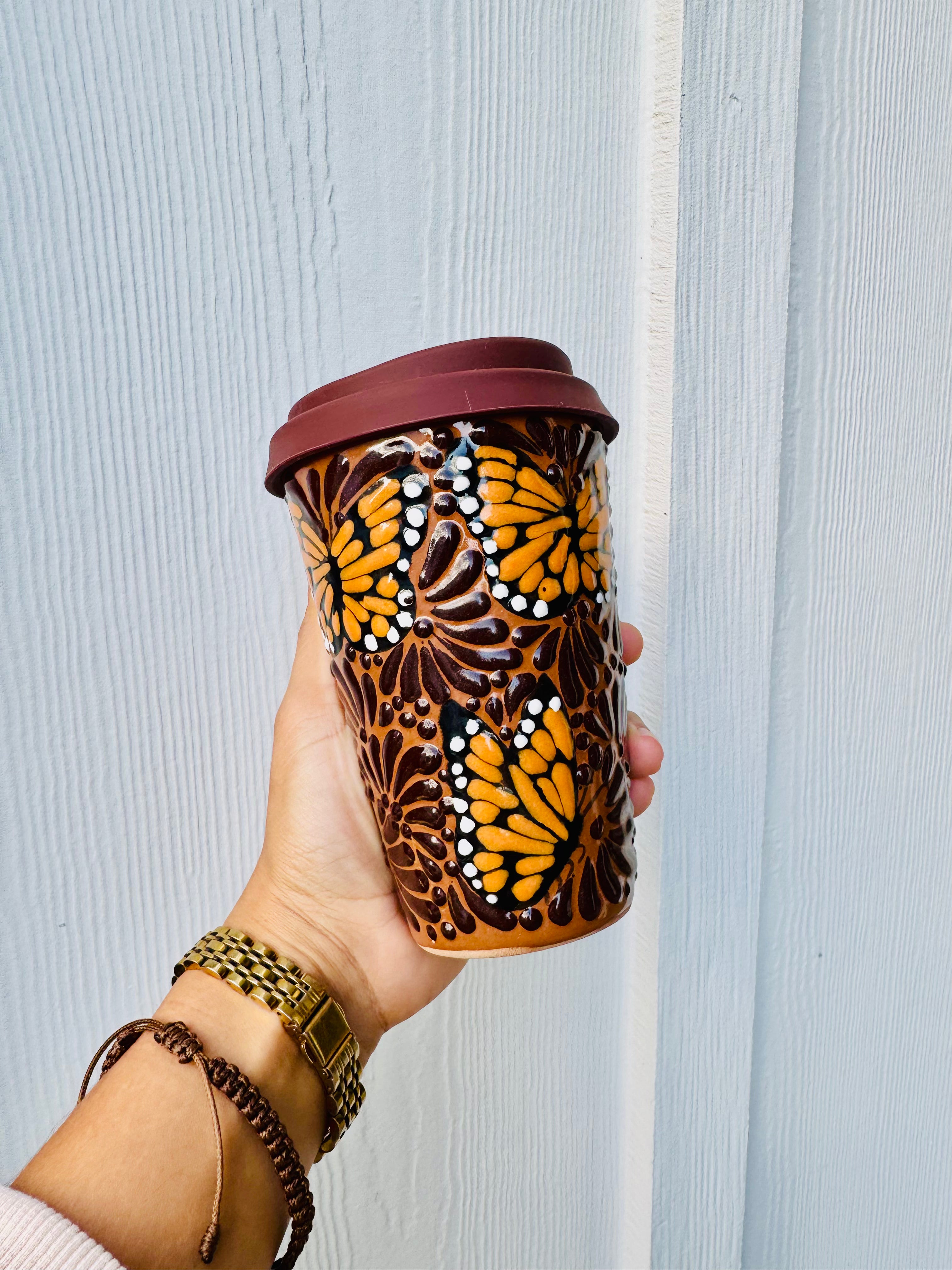 TAZA TALAVERA - MARIPOSA CAFÉ