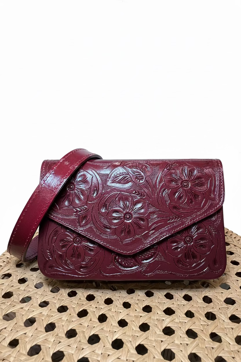 MARIA ELENA BAG - MERLOT