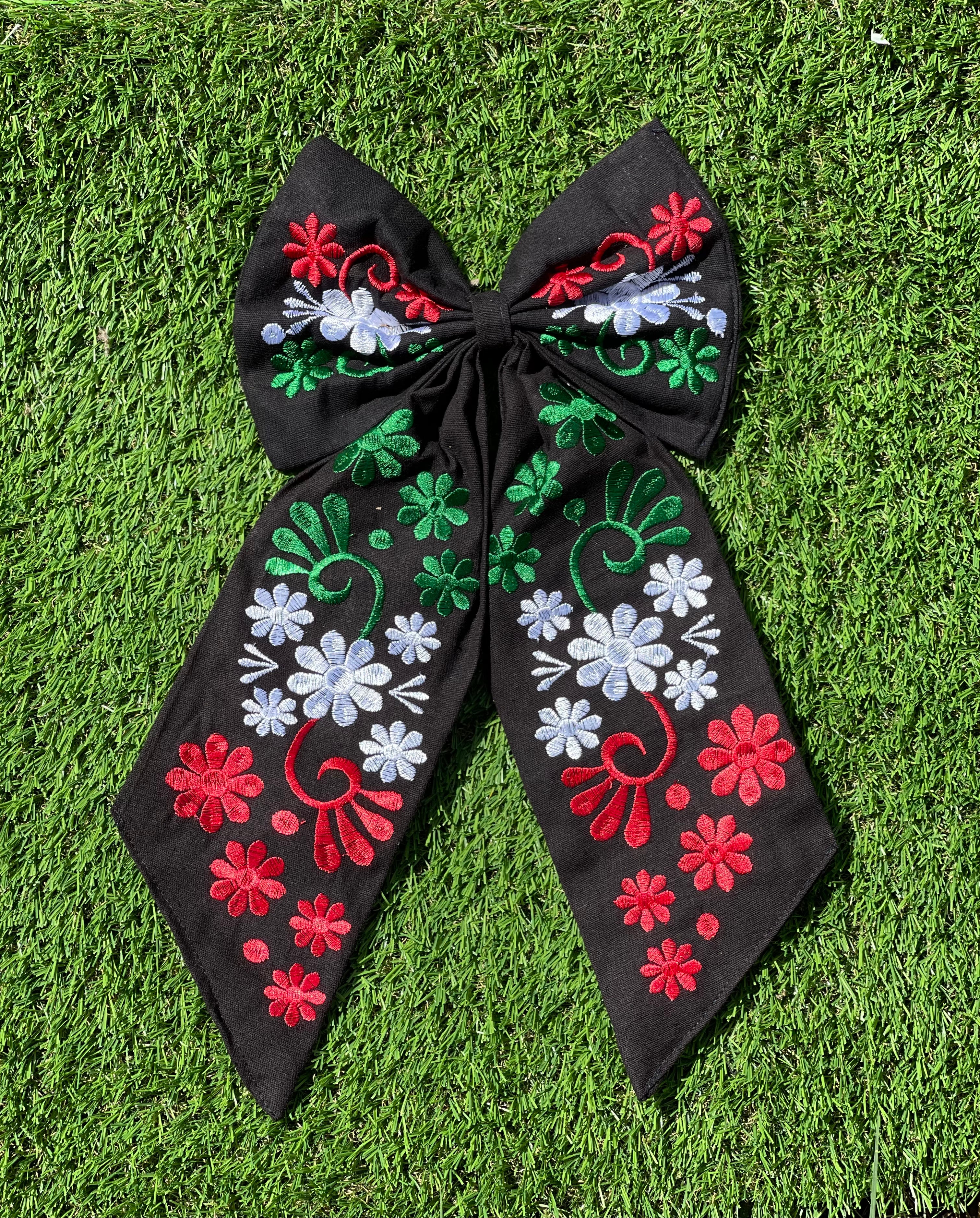 FIESTA PATRIAS EMBROIDERED HAIR BOWS