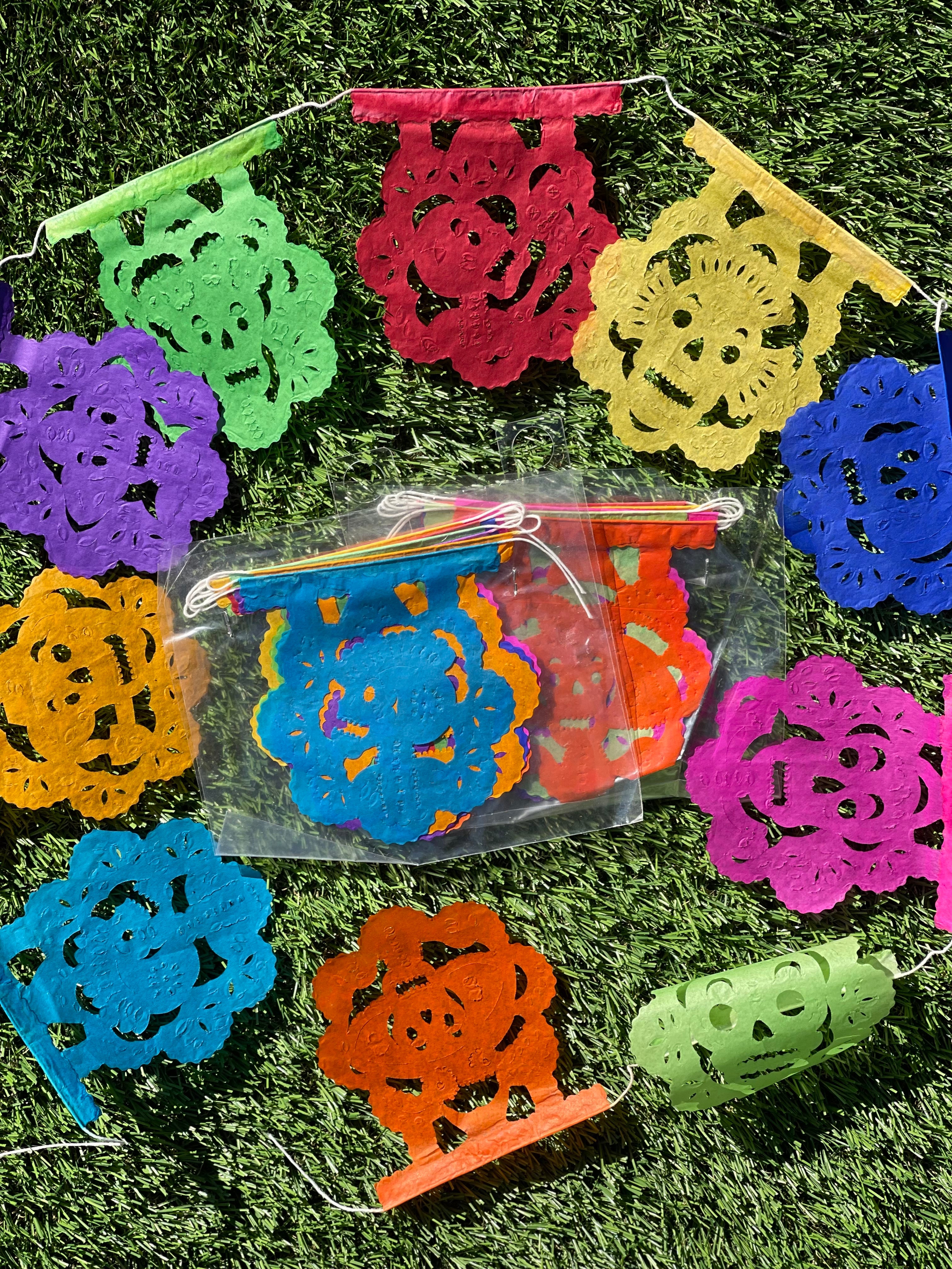 MINI PAPEL PICADO - CALAVERA