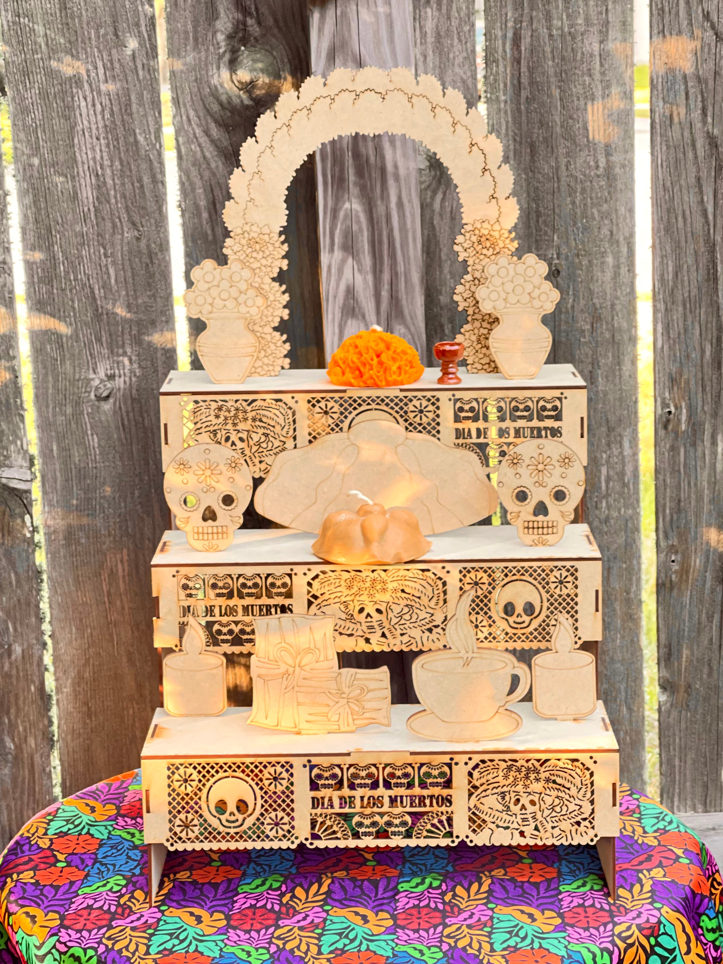 DIA DE LOS MUERTOS DIY ALTAR - CEMPASUCHIL ARCH