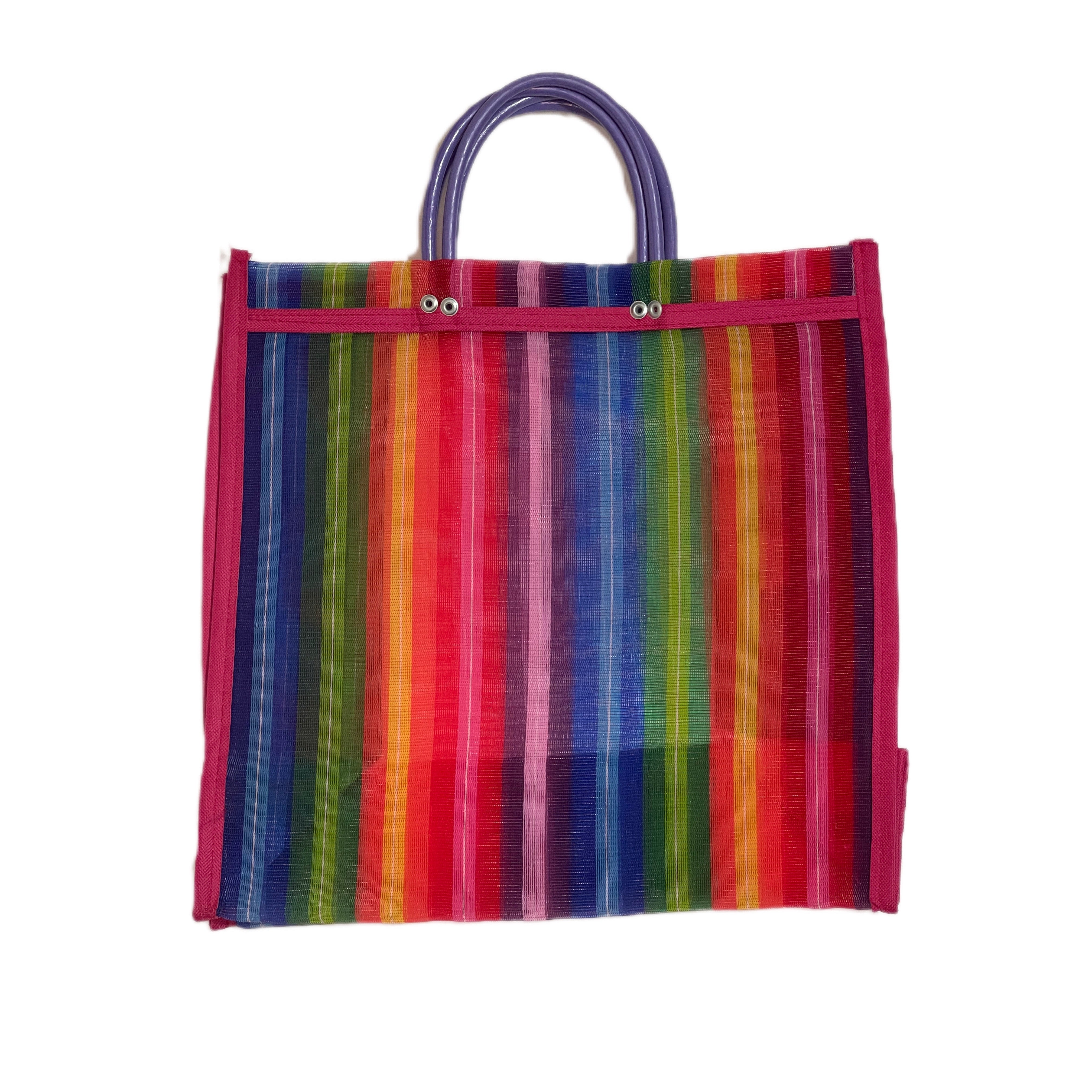 【Mercado Global】Rosa Tote UPFW2214-RosaTote-DenimDipDye-